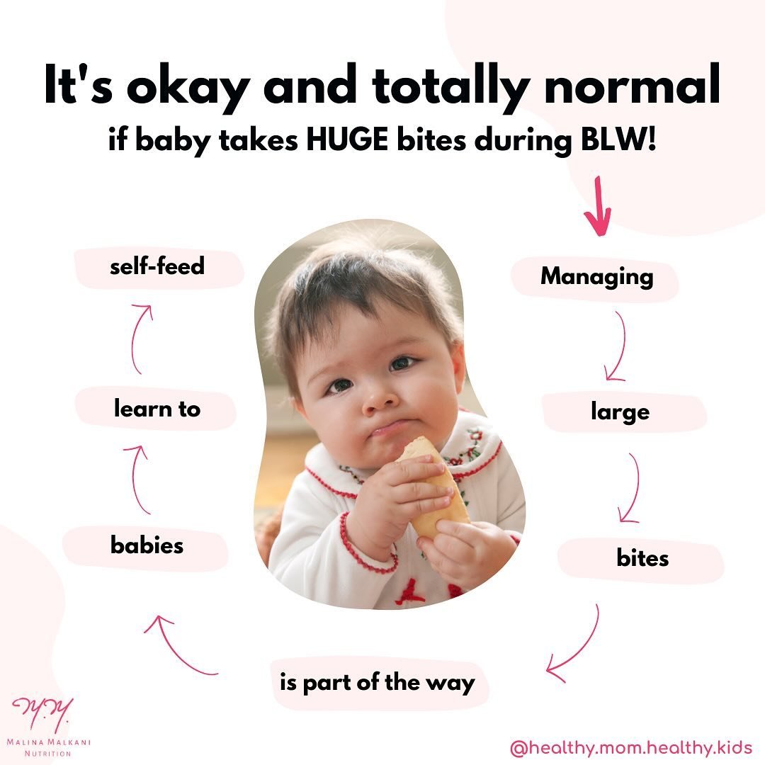 Hands up if you get concerned when your bub takes a really enormous bite! 🙋🏻&zwj;♀️ ⁠⁠
⁠⁠
I&rsquo;m Malina btw, dietitian, author and single mom of 3, specializing in nutrition for moms, babies &amp; kids⁠ 💕⠀⁠⁠
⁠⠀⁠⁠
One of my fave things about run