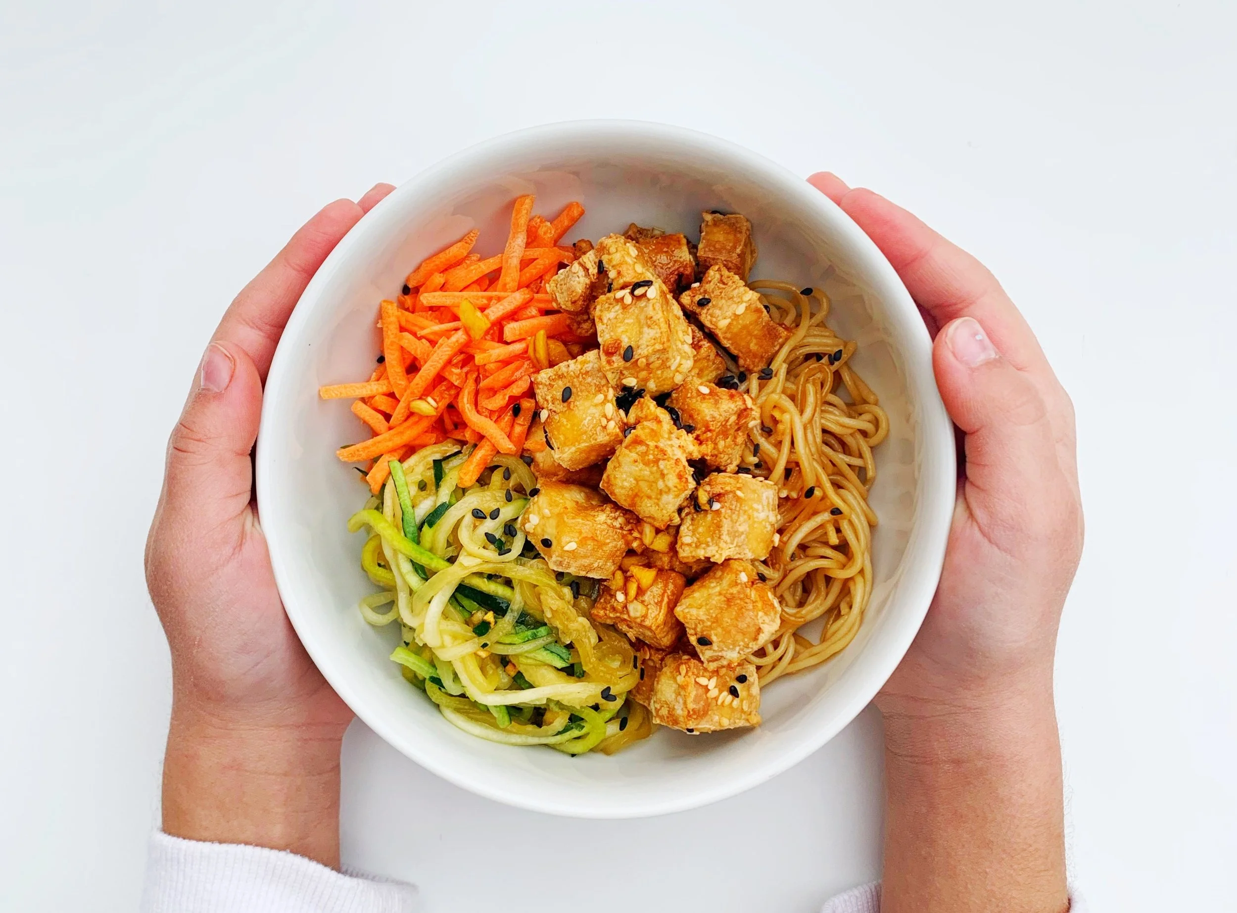 Tofu Zoodle Bowls