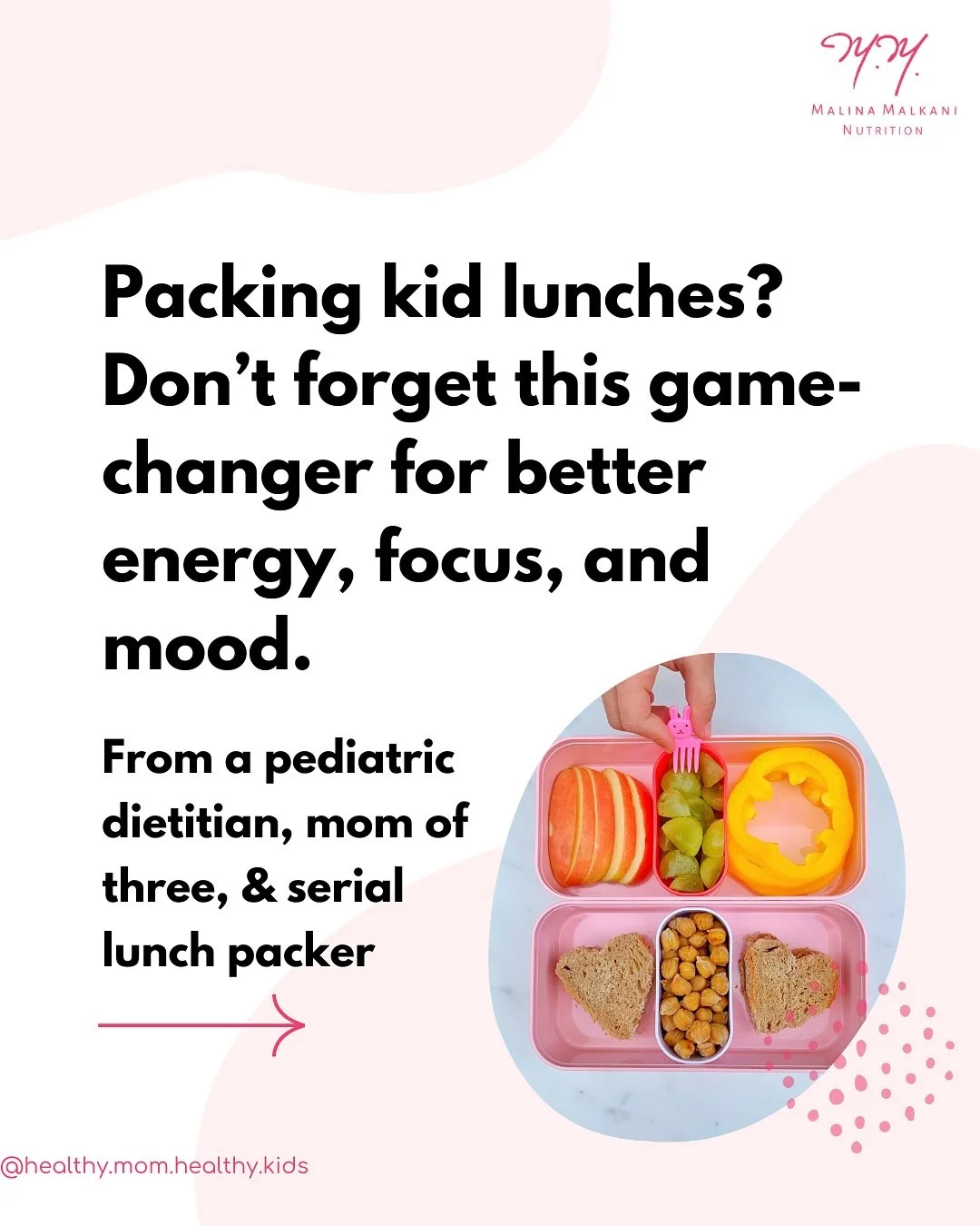 Need help coming up with balanced kid lunches that travel well? Comment #lunch below, and I&rsquo;ll DM you my FREE guide to healthy, balanced, packed lunches they&rsquo;ll actually eat!.⁠
⁠
All of the options in my guide incorporate this game-changi