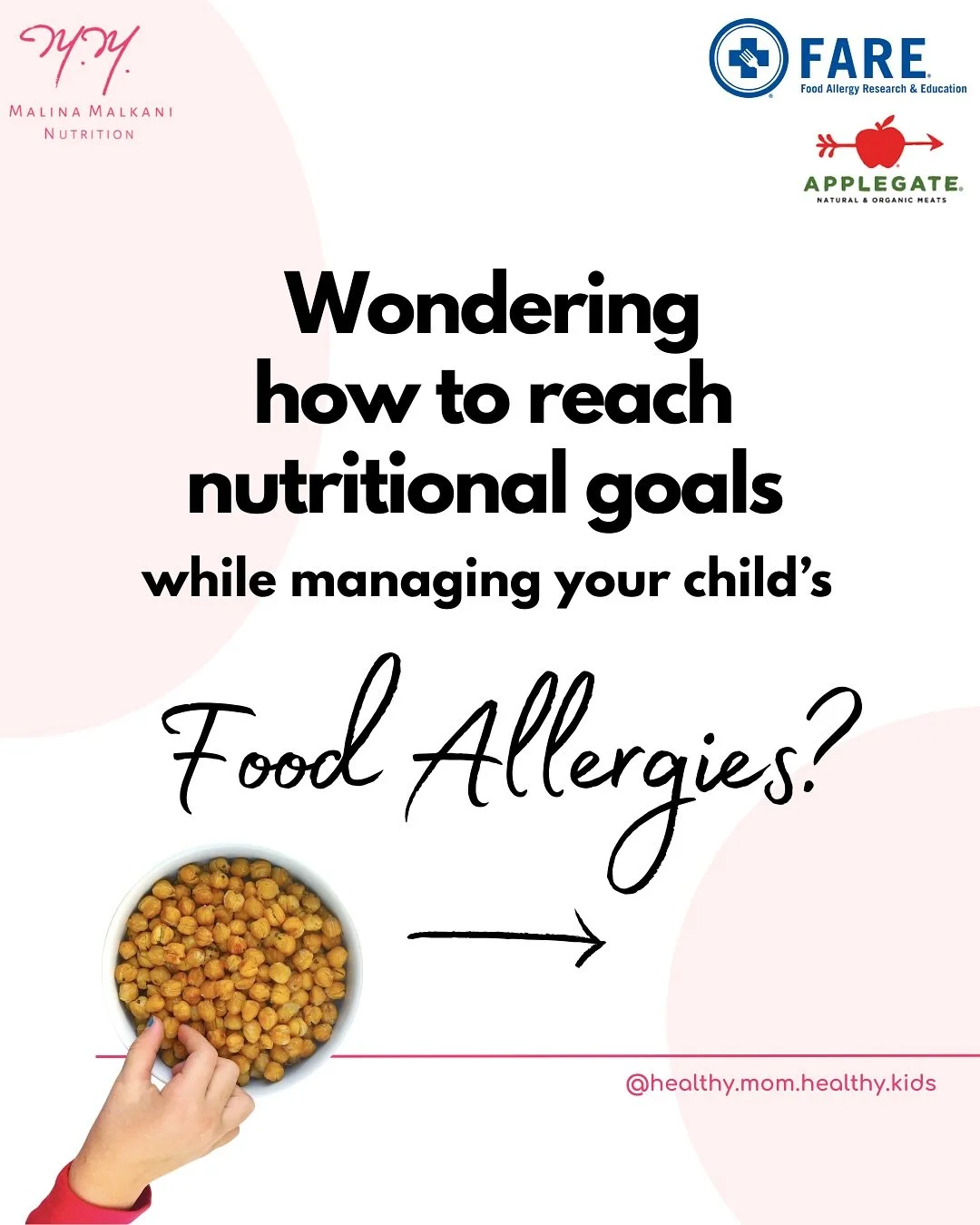Questions about how to nourish your child and reach nutritional goals when your child has food allergies? We&rsquo;ve got you! Comment #nourish below and I&rsquo;ll DM you the FREE registration link 💙 to a free webinar I&rsquo;m giving on Monday 10/