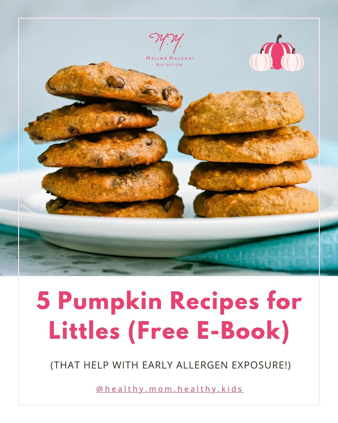 It&rsquo;s that time of year! 🎃 Babies should be able to get in on the pumpkin-mania too 😆 Comment #pumpkin below and I&rsquo;ll DM you my NEW free download: 5 Baby-Friendly Pumpkin Recipes (That Help With Allergen Exposure!) xo Malina ⁠
⁠
#BLW #Wh