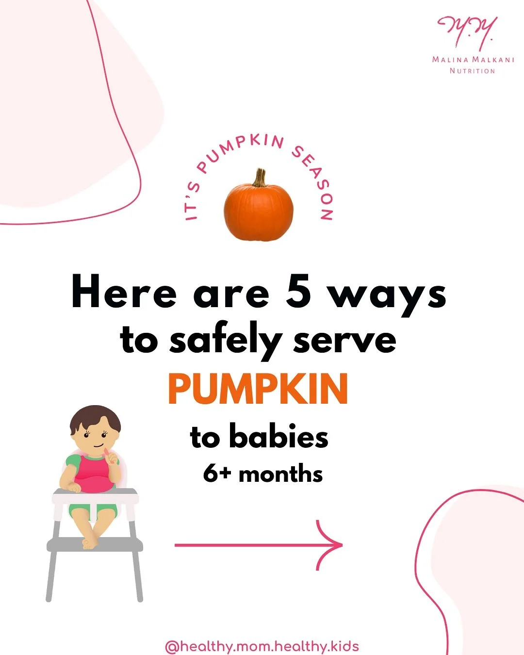 We are full on into the season of 🎃 pumpkin 🎃 mania &amp; there&rsquo;s no reason why baby shouldn&rsquo;t be able to get in on it too. In fact, pumpkins (and even pumpkin seeds!) are a great choice for babies that offer a spectrum of health-promot