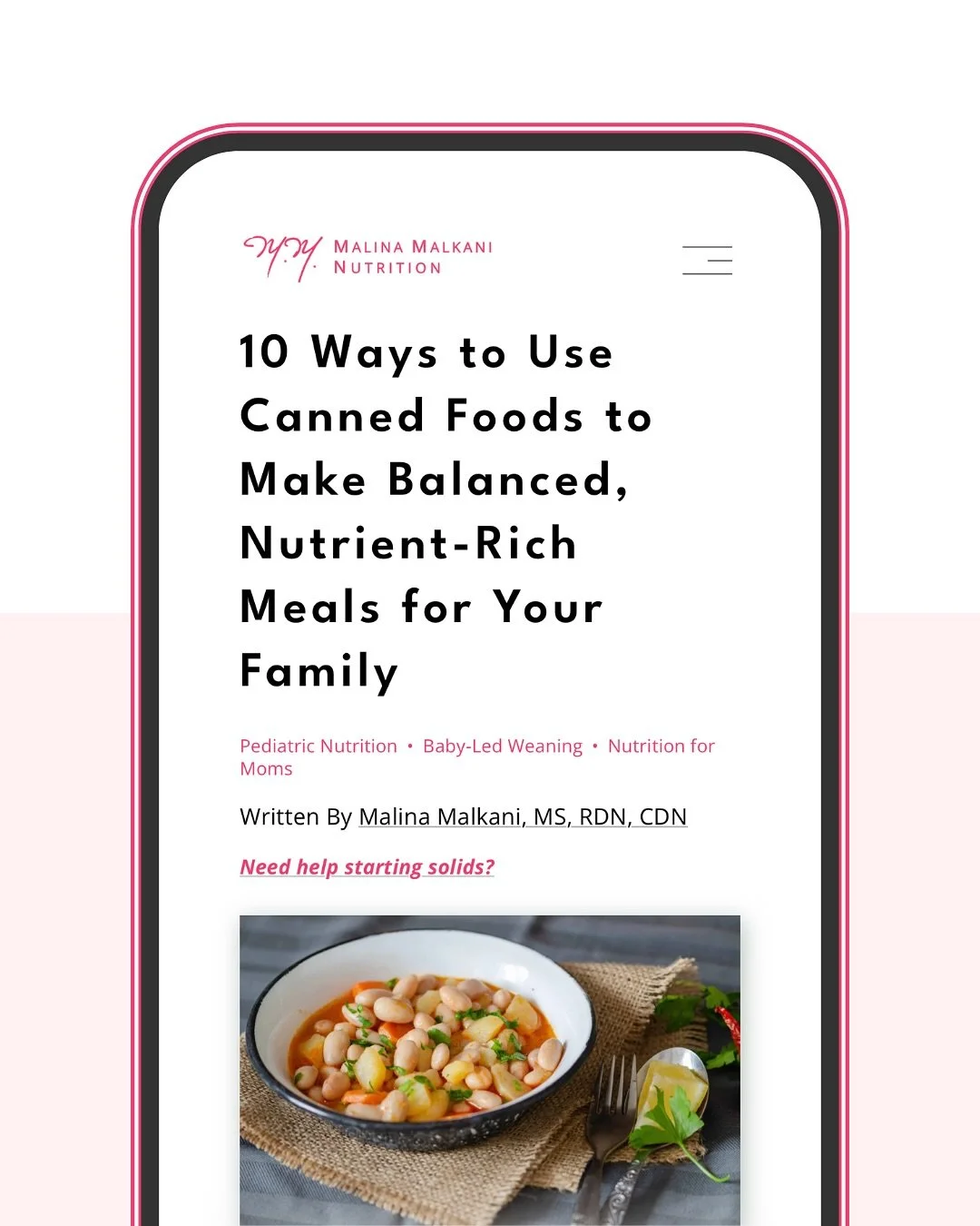 Comment #canned below &amp; I&rsquo;ll DM you this article, which has lots of budget-friendly nutrition tips and nutritious meal ideas made from foods you may already have in your pantry. 🫶