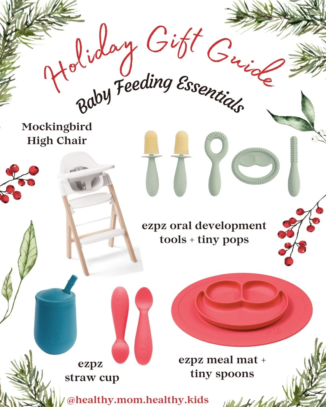 🎁✨ Holiday season is here! Along with help navigating the gift-giving hustle with a special guide tailored for families with babies and kids 👶 Comment #gift below and I&rsquo;ll DM you the discount codes and shopping links. As a pediatric dietitian
