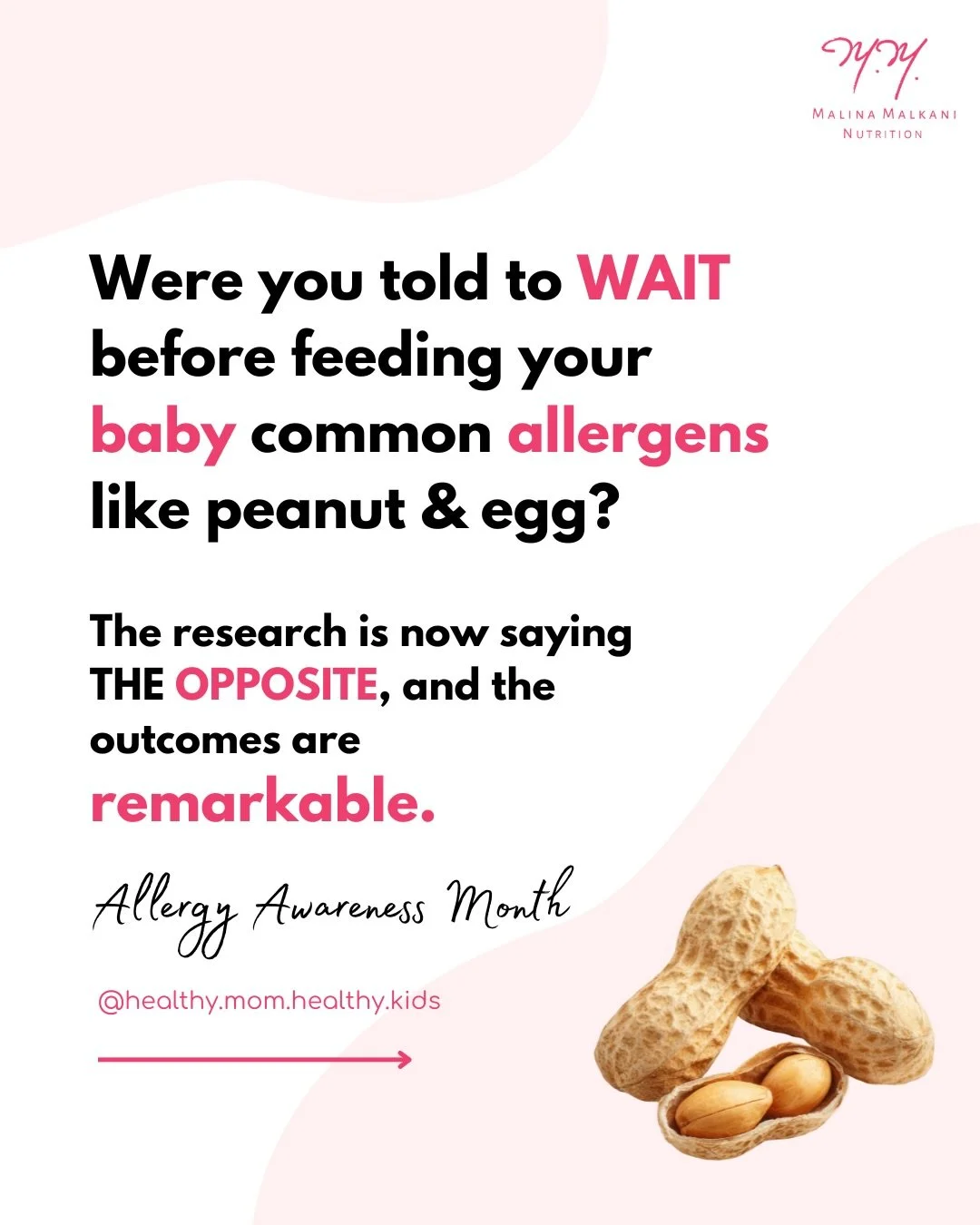 Forgot to post this during Allergy Awareness Month (I blame Maycember) so kicking off June instead with some excellent news...early + consistent allergen introduction during infancy is WORKING! 🤩 Swipe for details, and comment #INTRO below for a fre