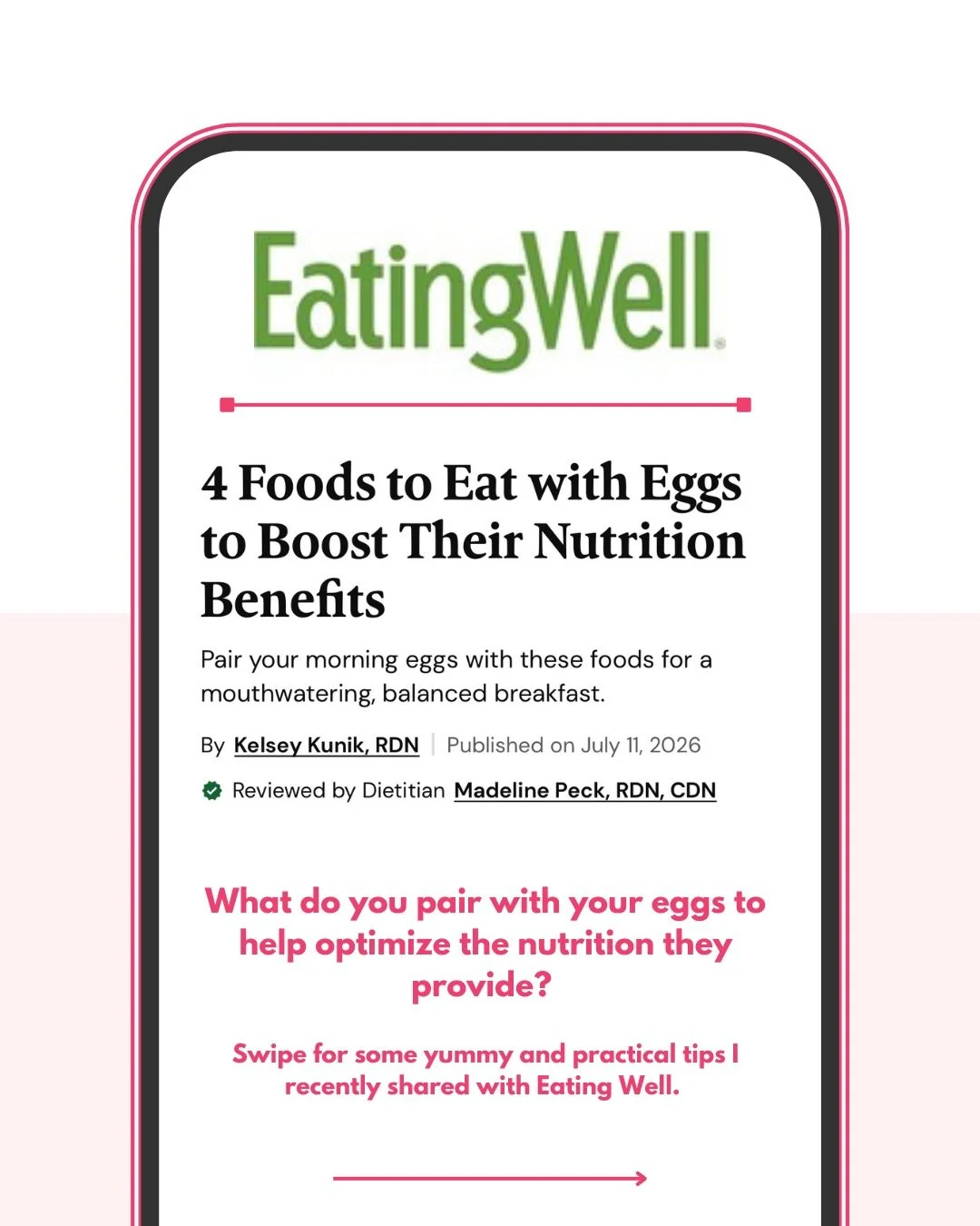 Eggs are bursting with nutrition, but when we pair them with certain foods, we can boost the nutrition and flavor of the meal even more, not to mention how long it keeps us feeling full and satisfied. ⁠
⁠
Thank you, @graciouslynourished for including