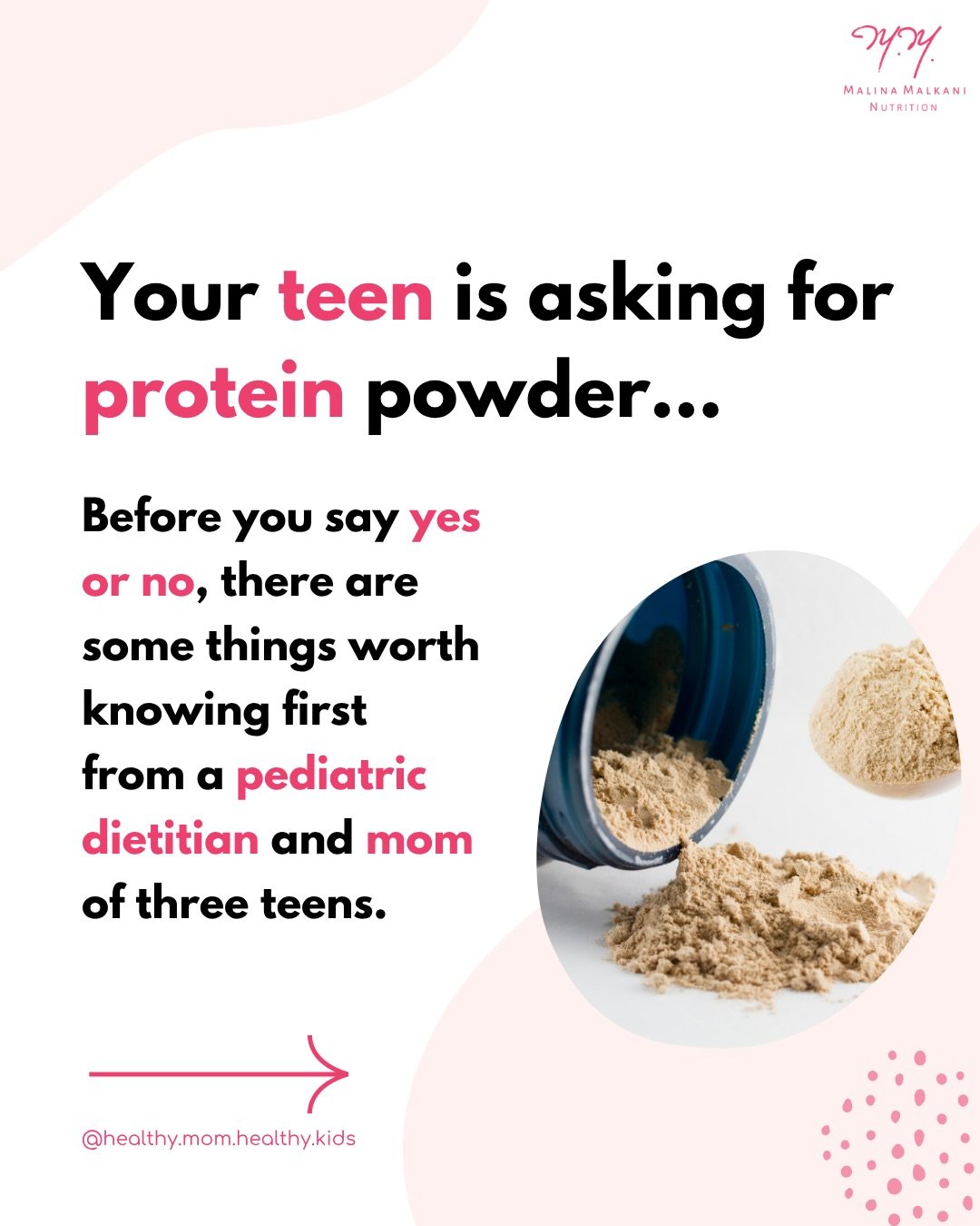 Protein matters. But so does being able to eat a slice of pizza with your teammates without wondering if it fits into your macros.⁠
⁠
If your teen is asking for protein powder, comment #PROTEIN below and I&rsquo;ll DM you my latest article that goes 