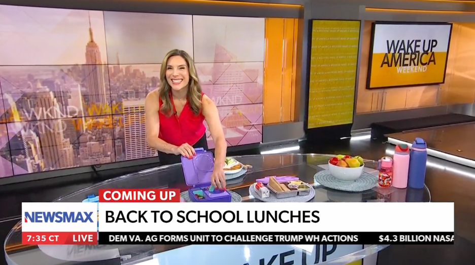 Malina Malkani, RD, News Segment About Packed Lunches