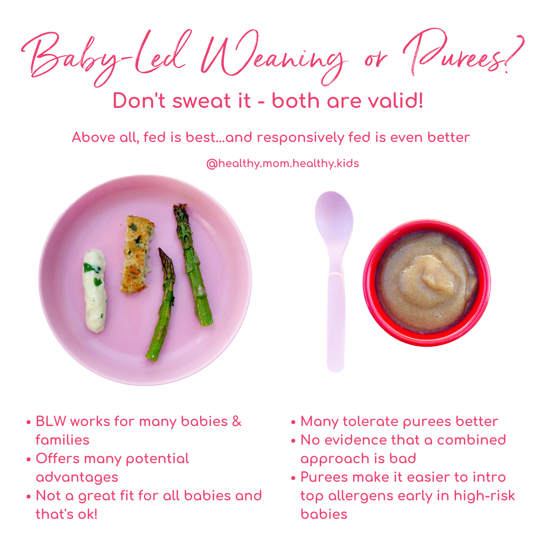 Best First Foods for Baby (purees & BLW)