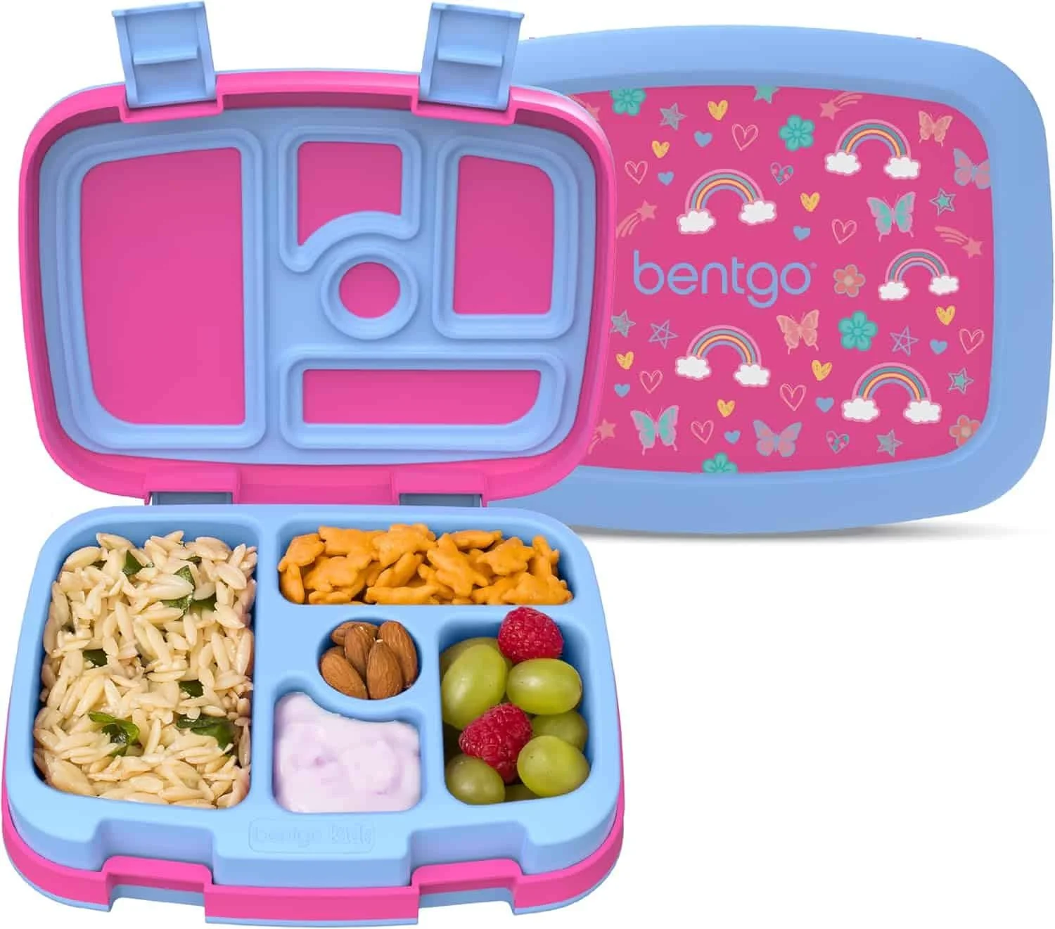Bentgo Kids Prints Leak-Proof 5-Compartment Bento-Style Kids Lunch Box