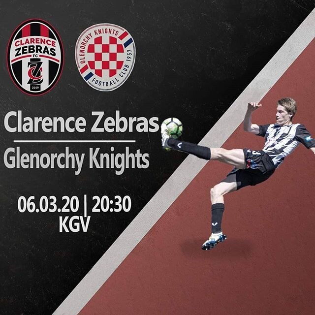 Our men take on the Glenorchy Knights at KGV tonight! 🔴⚪️⚫️ #CZFC