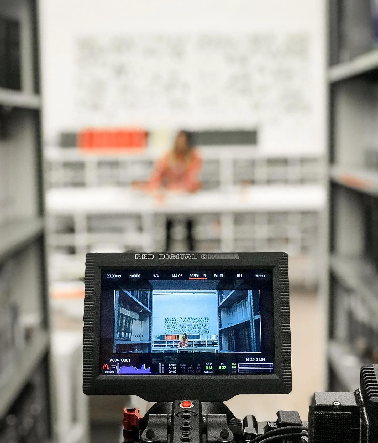 Sometimes the most simple spaces can help produce the best shots in film. Like when we used the shelves in this architecture firms materials library to guide the scene introducing the designer in the film. 

#documentary #aec #architecturemarketing #