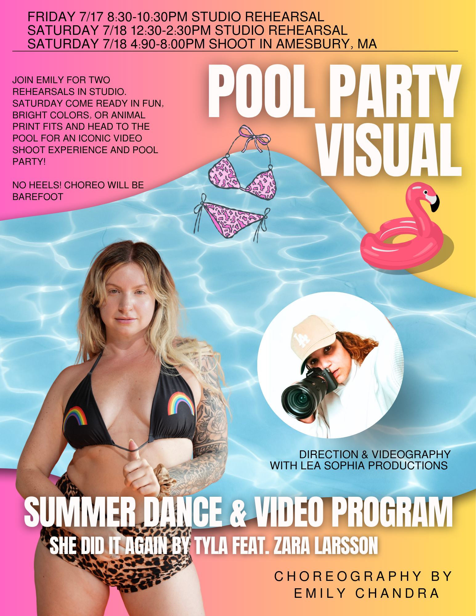 The Pool Party  Visual