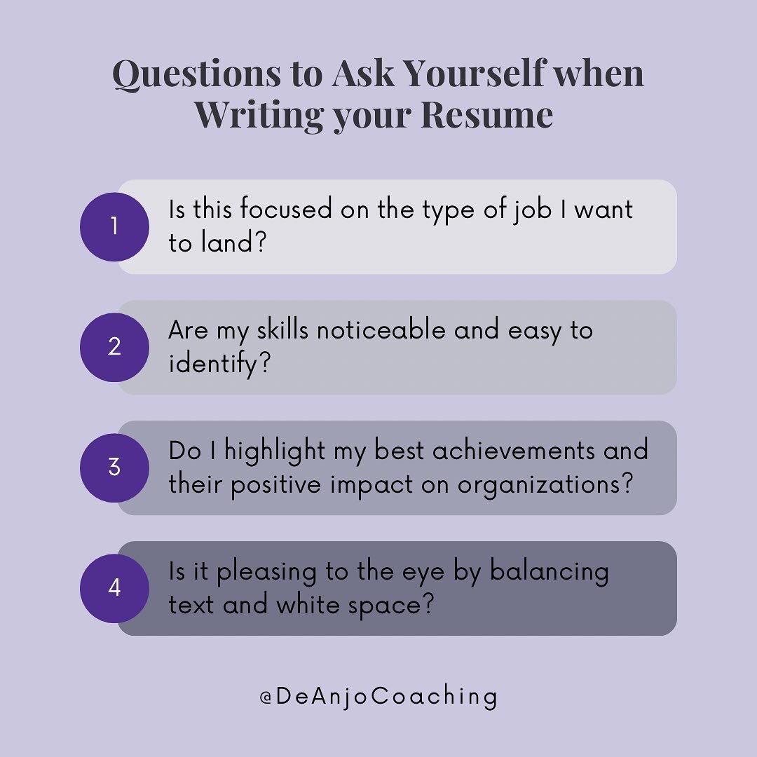 Did you know it only takes 90 seconds for your resume to be a &ldquo;yes&rdquo; or &ldquo;no&rdquo;? I am excited to announce my upcoming virtual resume writing workshop on March 27th from 7-8 PM via Zoom. In this workshop, I will provide you with al