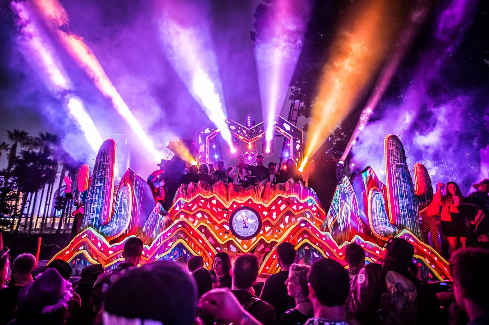 Brand new modular City Hearts touring stage.