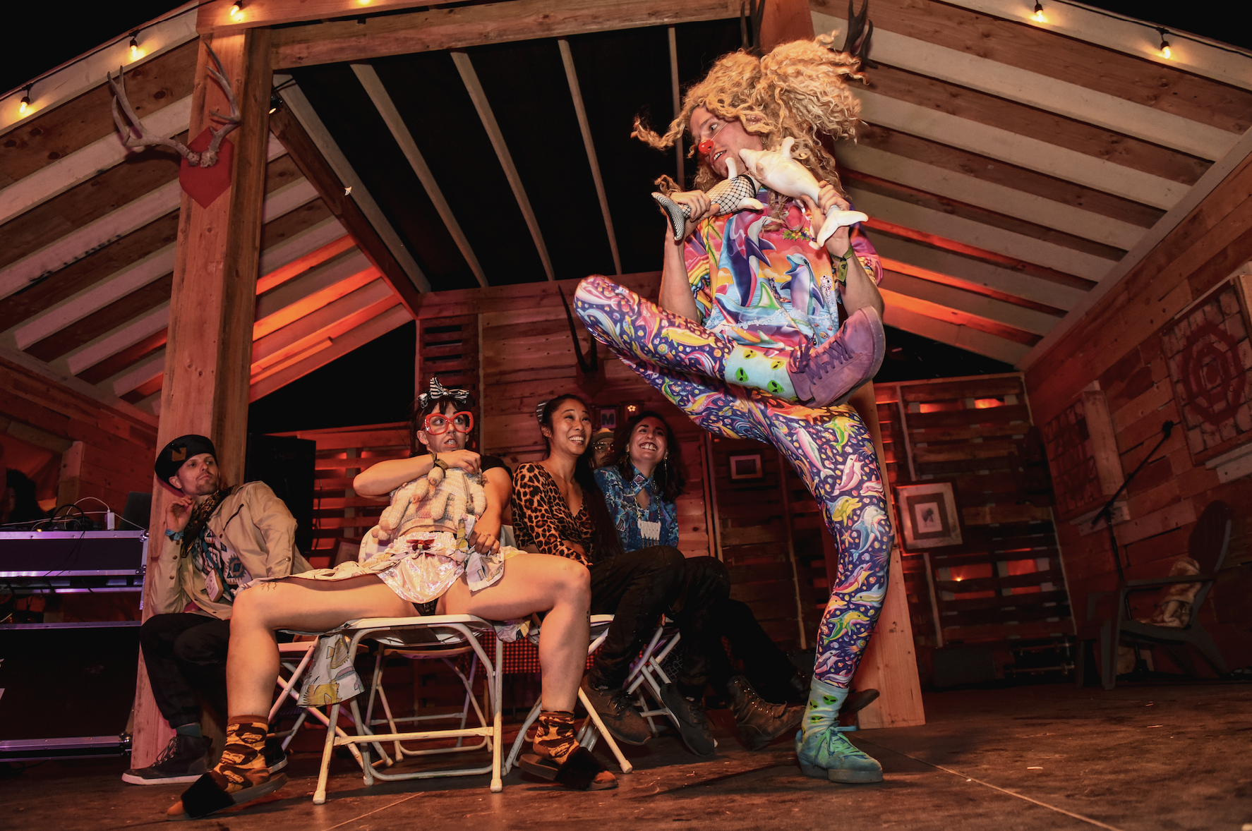 Antics from our immersive Speed Dating event.  Over the course of 3 days contestants competed for their chance to find true love by participating in several rounds of a hilarious festival-oriented dating show.