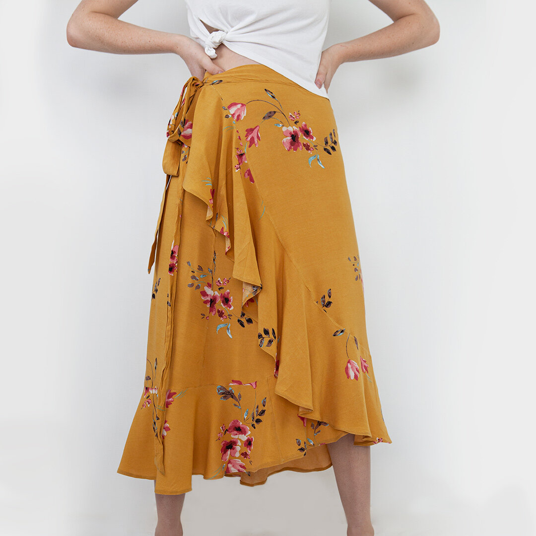 Free Frankie Wrap Skirt Pattern — made label