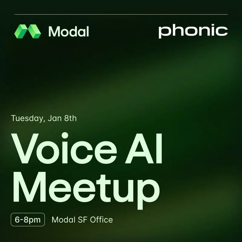 Voice AI Builders Meetup with Modal & Phonic
