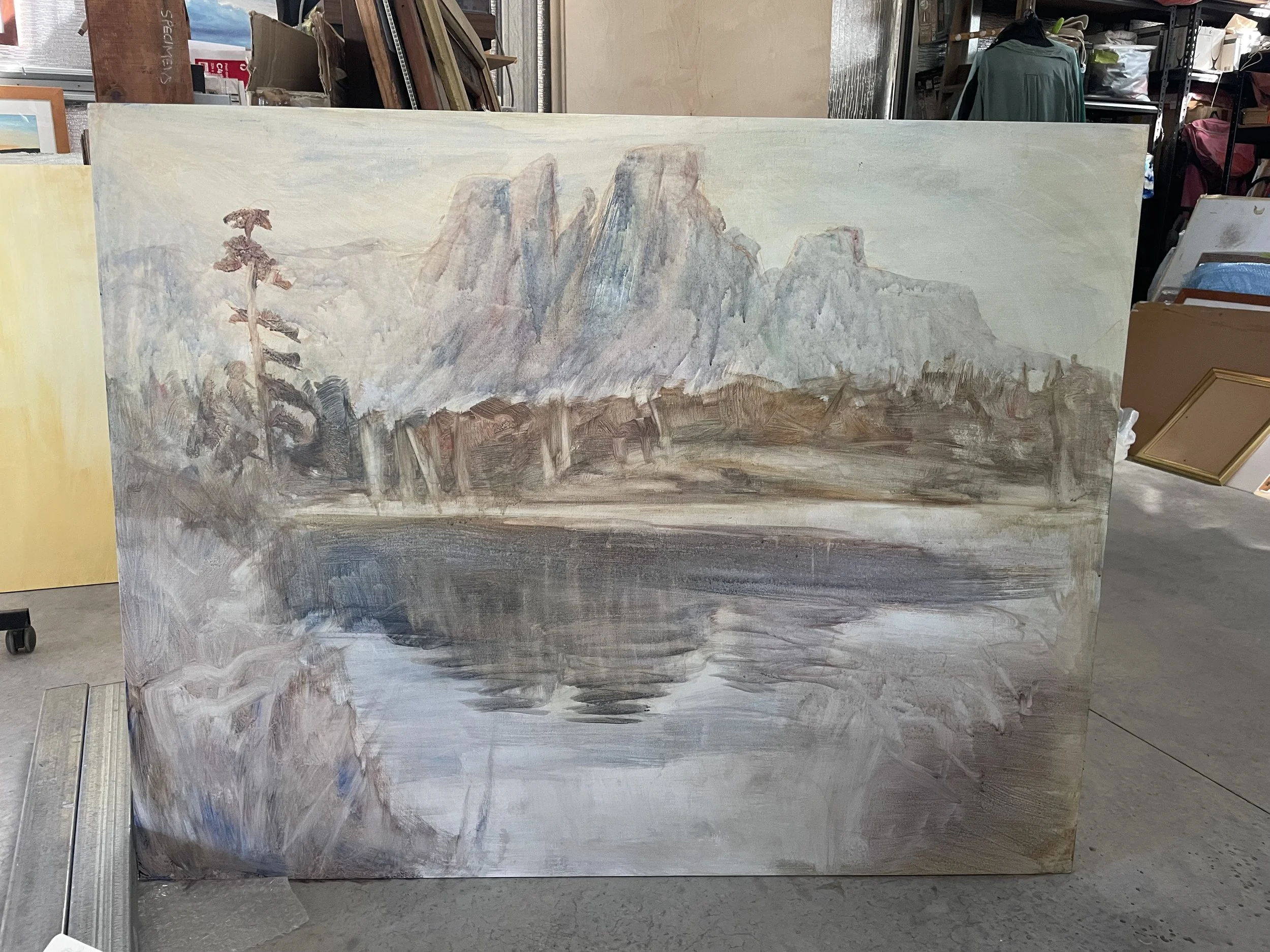 Pool of memories, Ducane range under painting