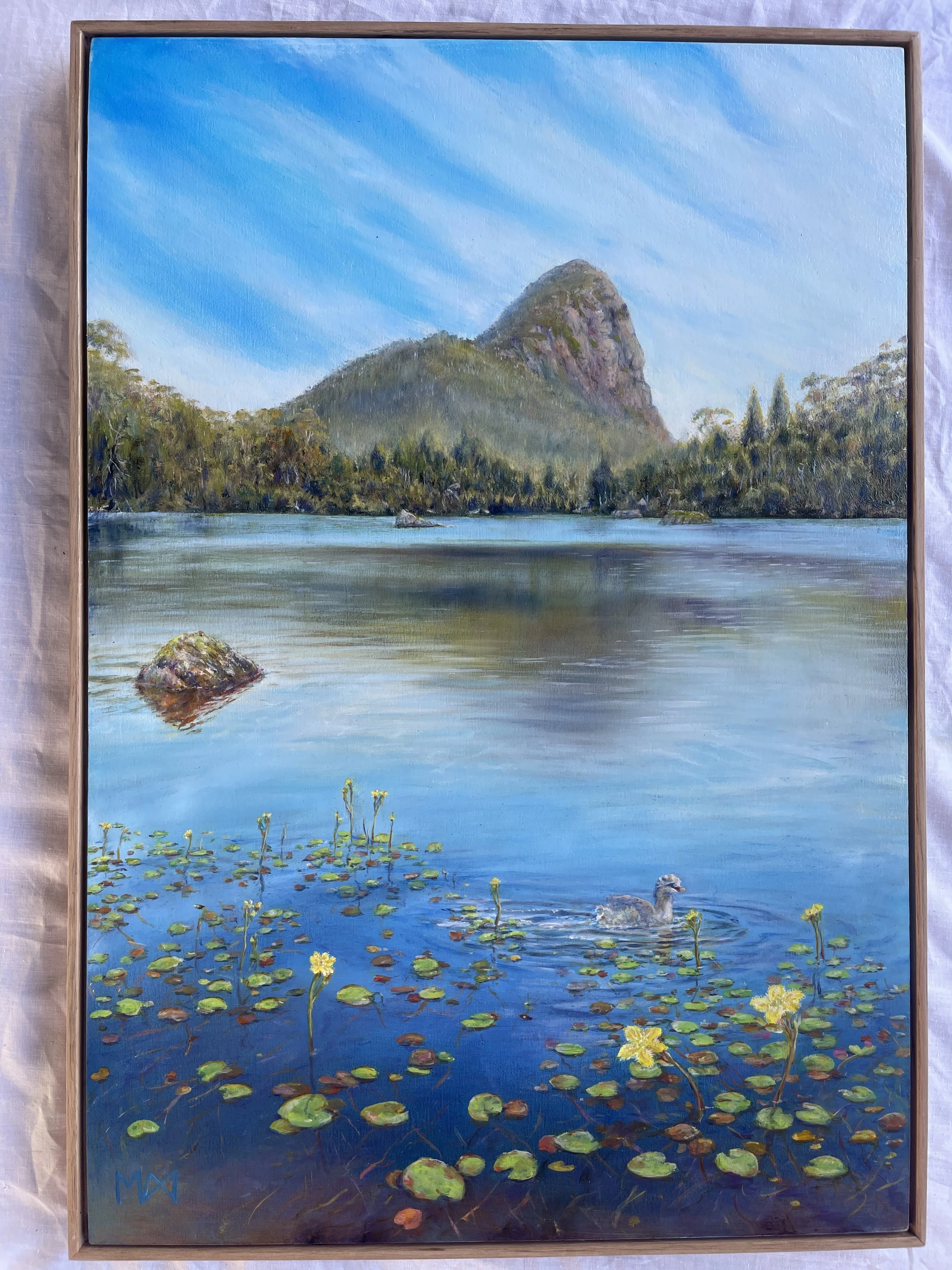 Mt Pillinger oil on board progression