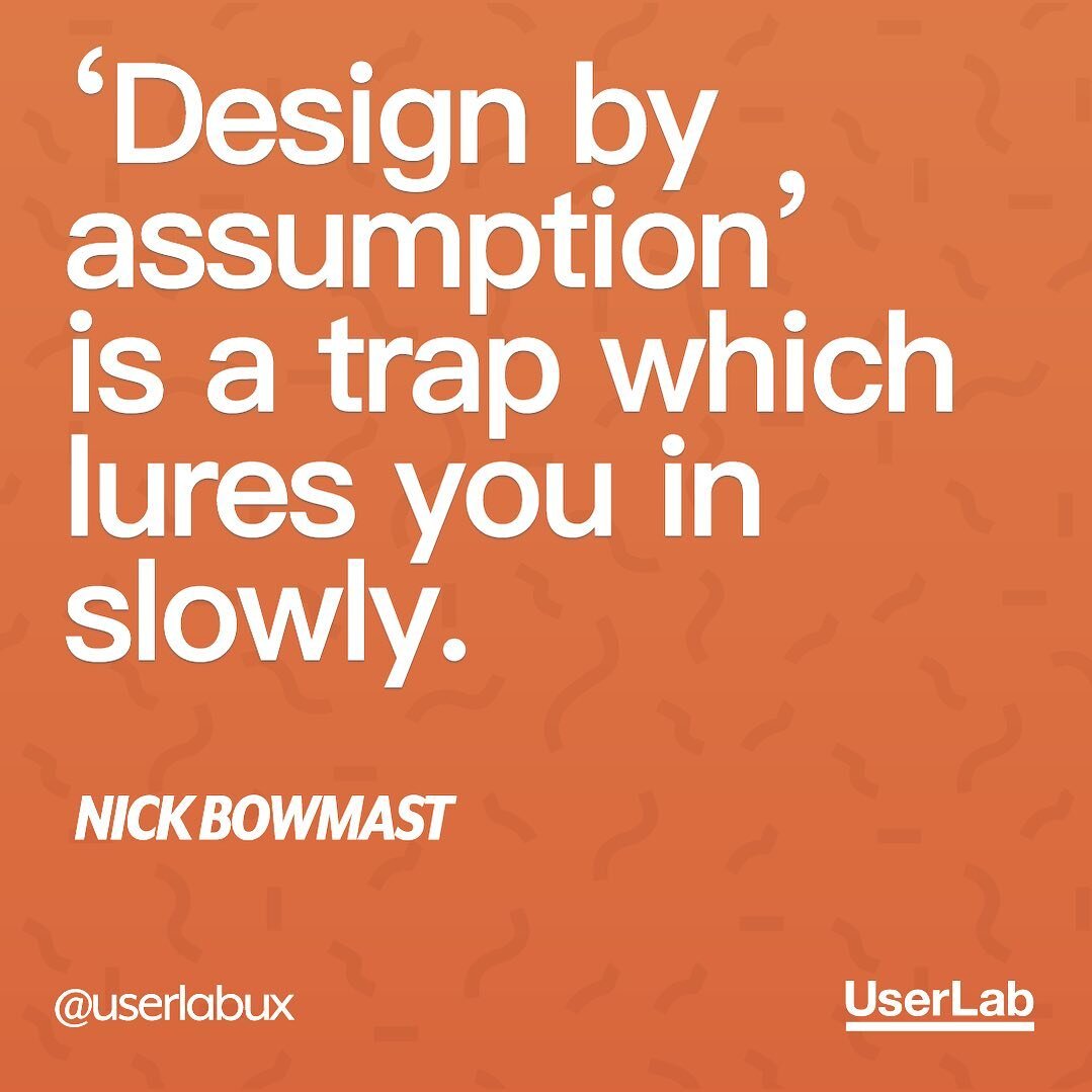 Today&rsquo;s quote comes from the man himself Nick @bowmast, author of @userpalooza and inventor of Mr Tappy ✍️📒💭

#userpalooza #ethnography #fieldwork #ux #userresearch #uxquote #quoteoftheday #uxinspiration  #user-experience&nbsp;#ux_ui #uxui #u