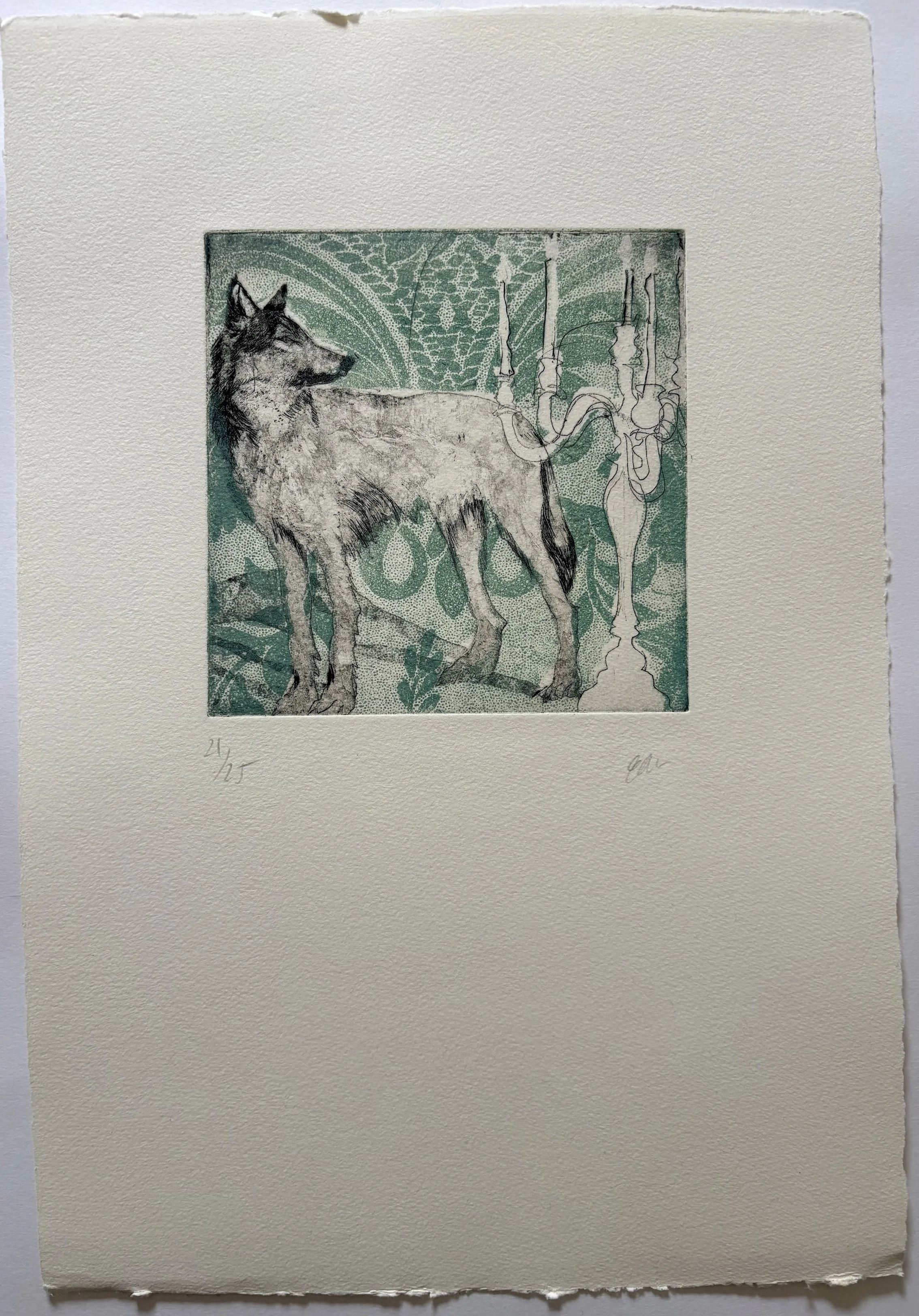 Wolf and Candelabra Teal.jpg