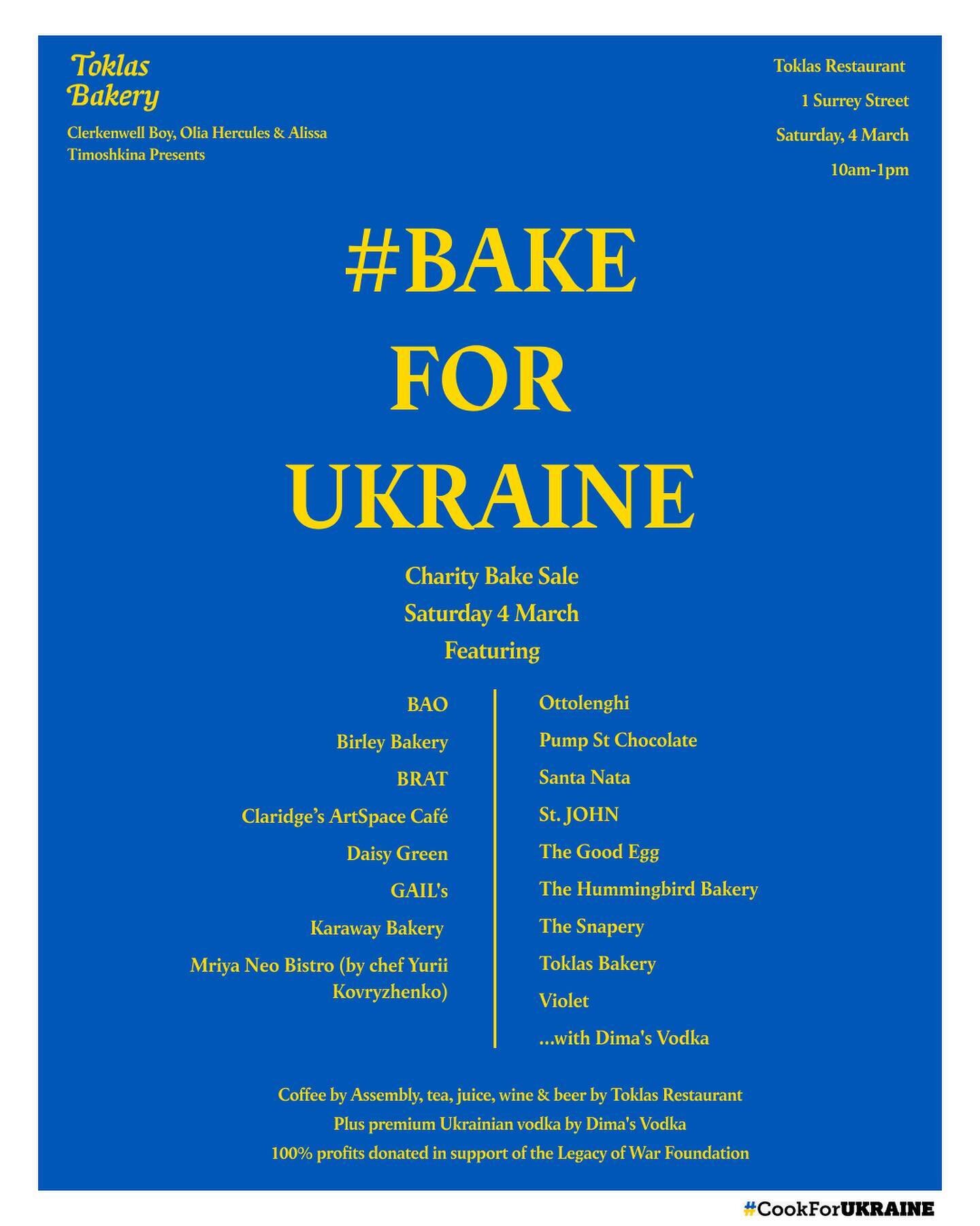 Today #cookforukraine is 1 year old! It&rsquo;s been a year of true kindness, compassion, generosity, community and solidarity! We can&rsquo;t thank you all enough for helping us raise over &pound;2.1M for Ukraine! But until this war is over, we will