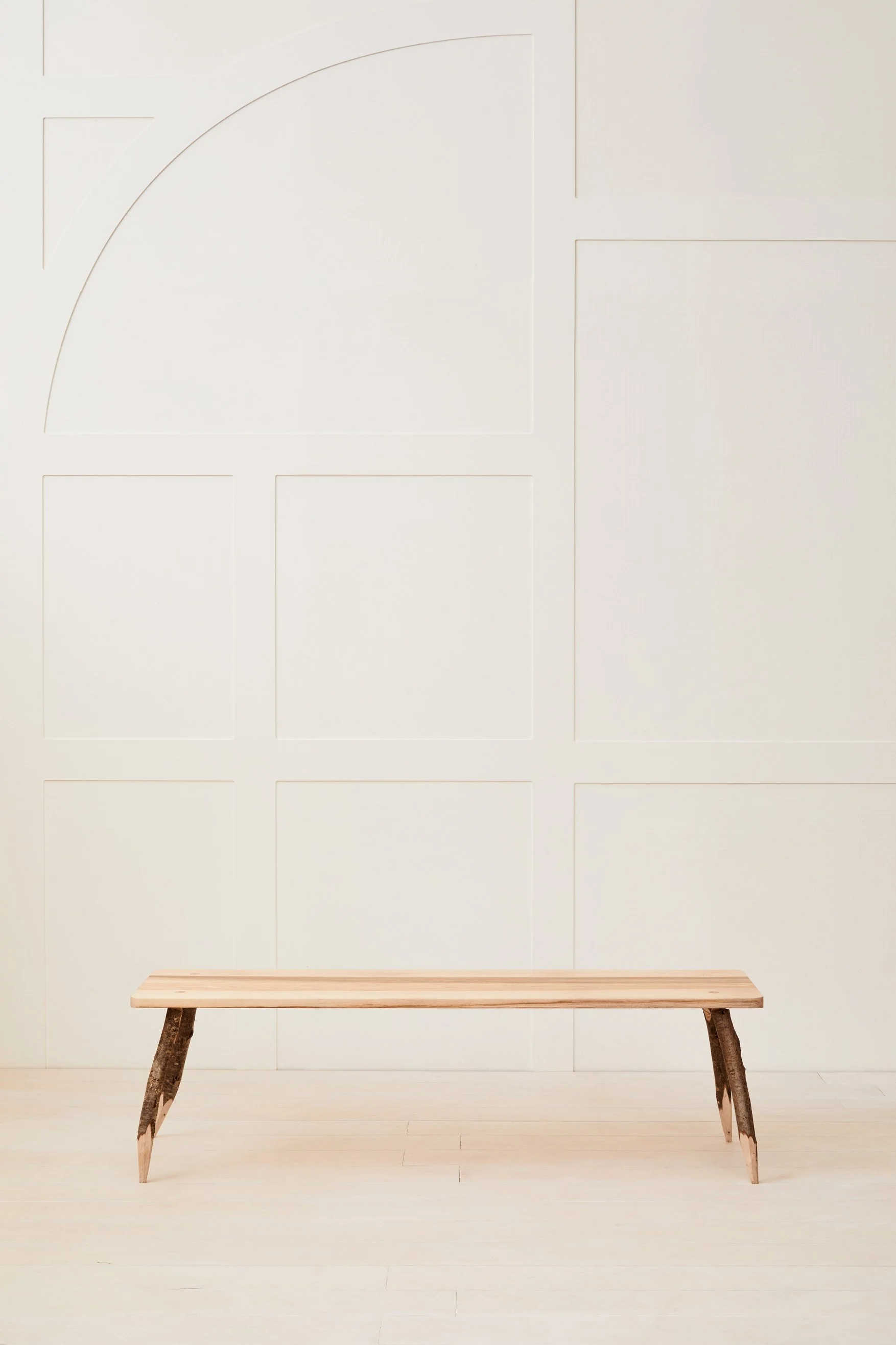Hewn bench