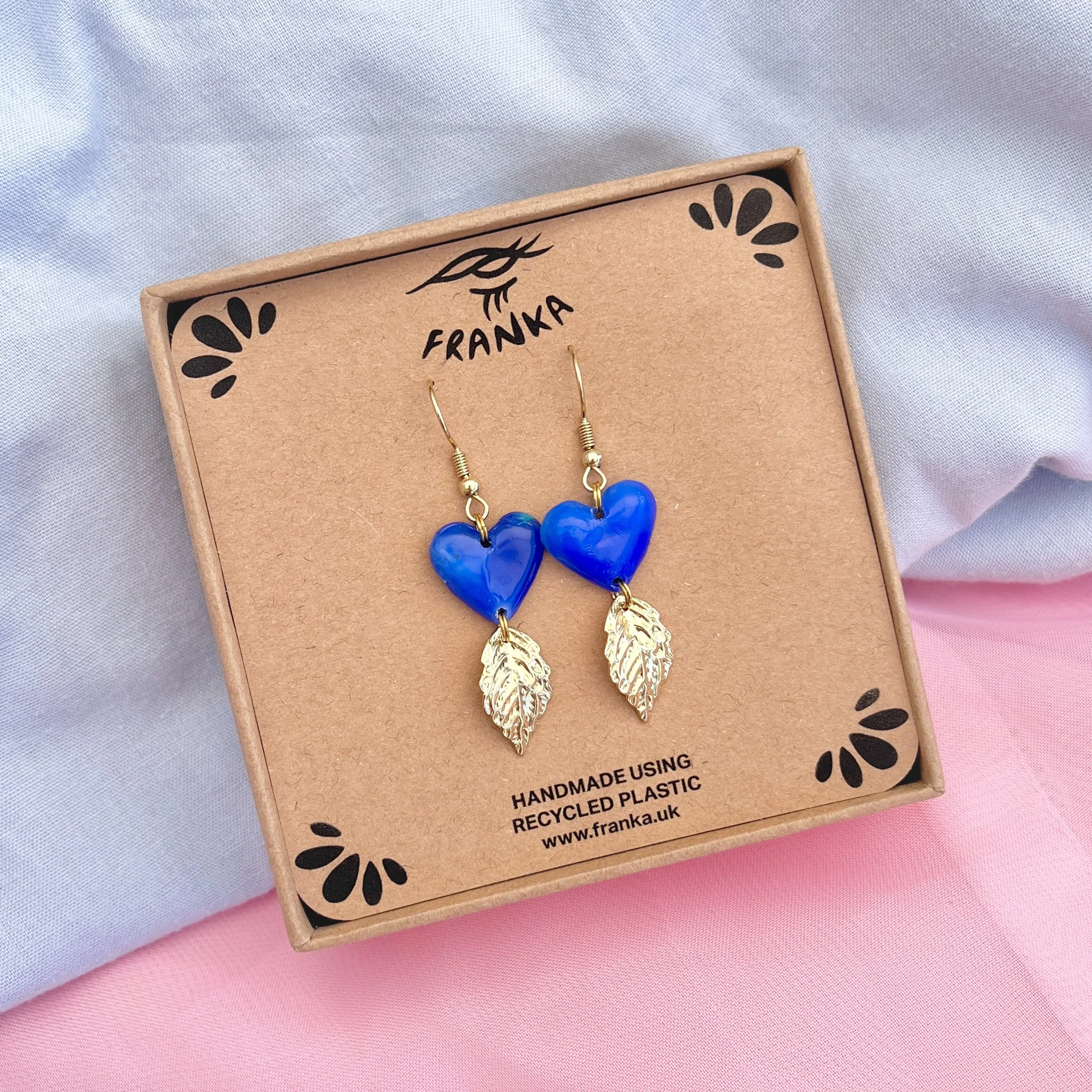 Icarus (Gold) - Recycled Plastic Earrings - Pick Your Colour