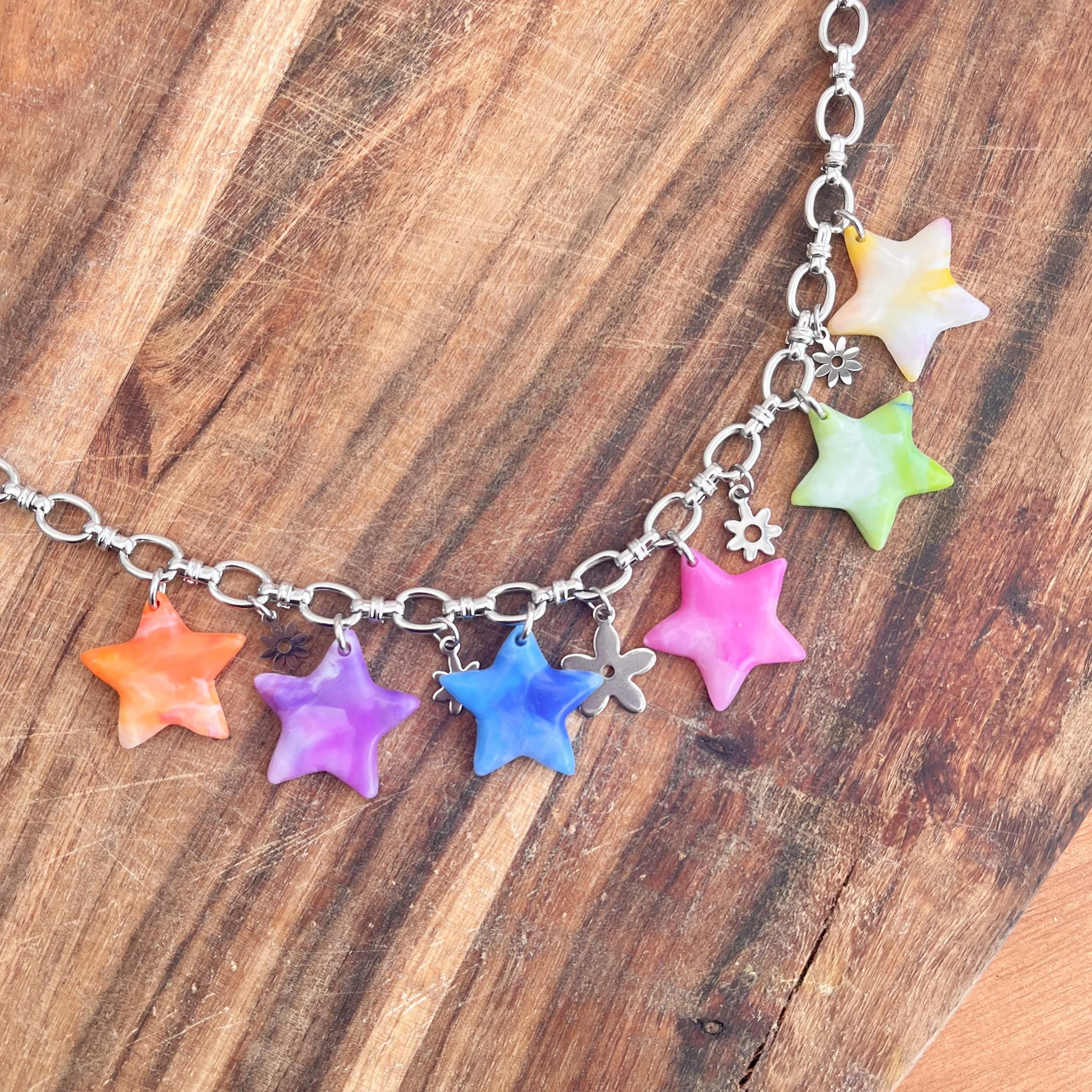 Nikki - Recycled Plastic Chunky Charm Choker