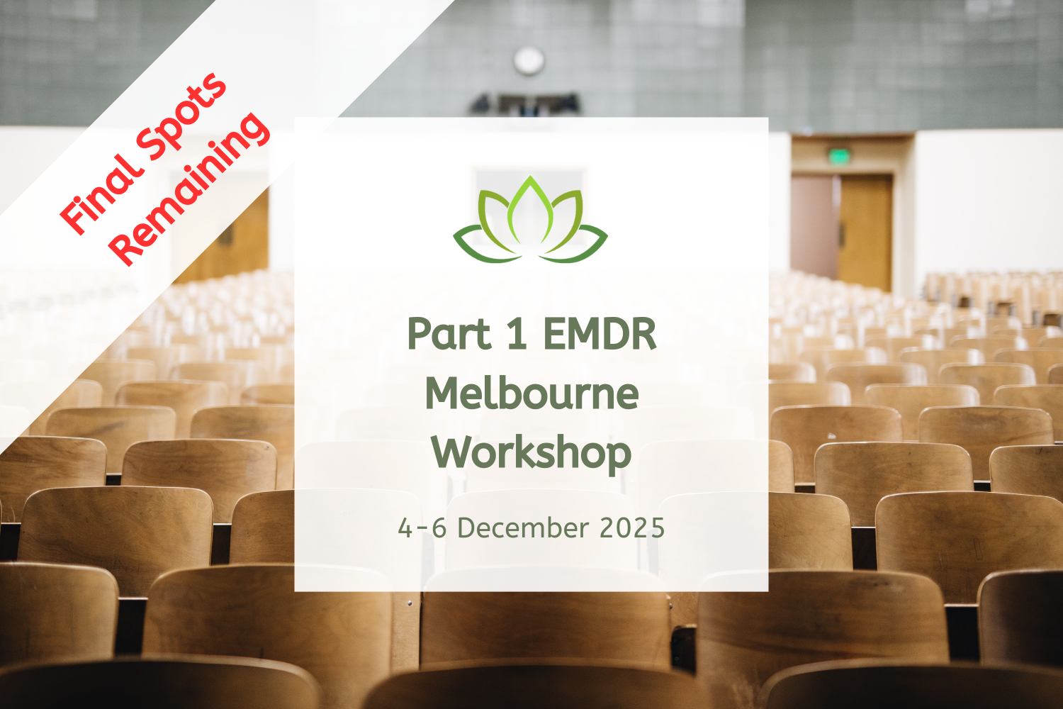 Part 1 EMDR Melbourne Workshop - December 2025