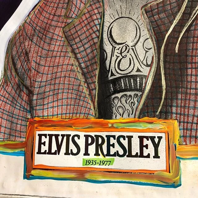 A little exploring today with Elvis. Work in progress. 
#elvisforever #elvispresleyinstagram #postmalonetattoo #postmalonetattoos