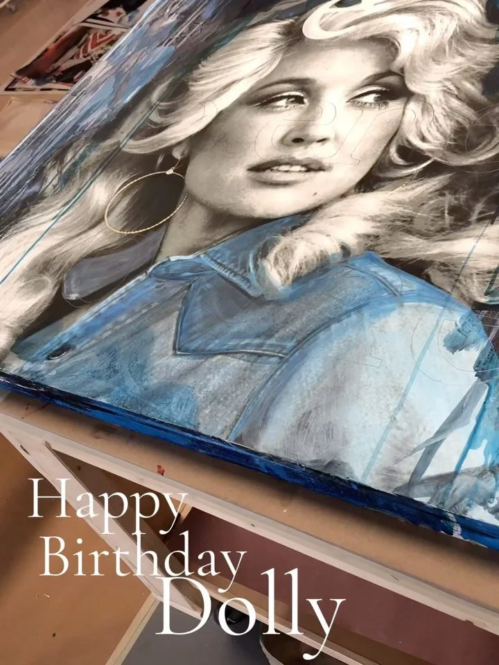 Happy Birthday Dolly!
Remembering this classic piece today. 
&bull;
#jasonrecker #reckerart #dollyparton