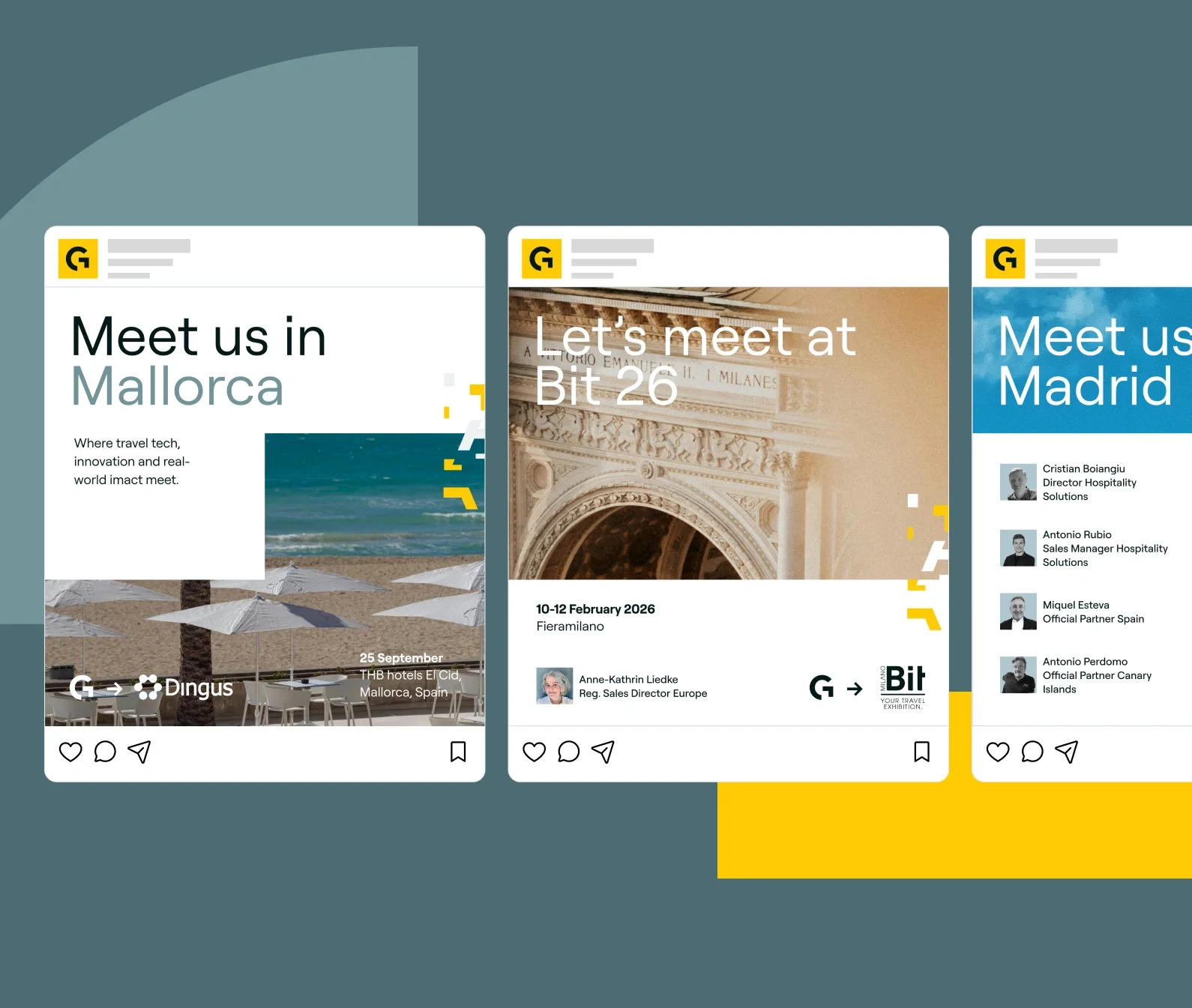 Drie voorbeelden van Linkedin posts