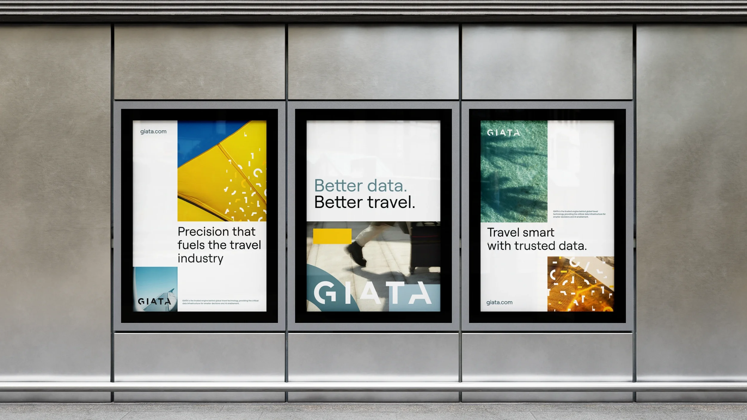 Drie verschillende affiches