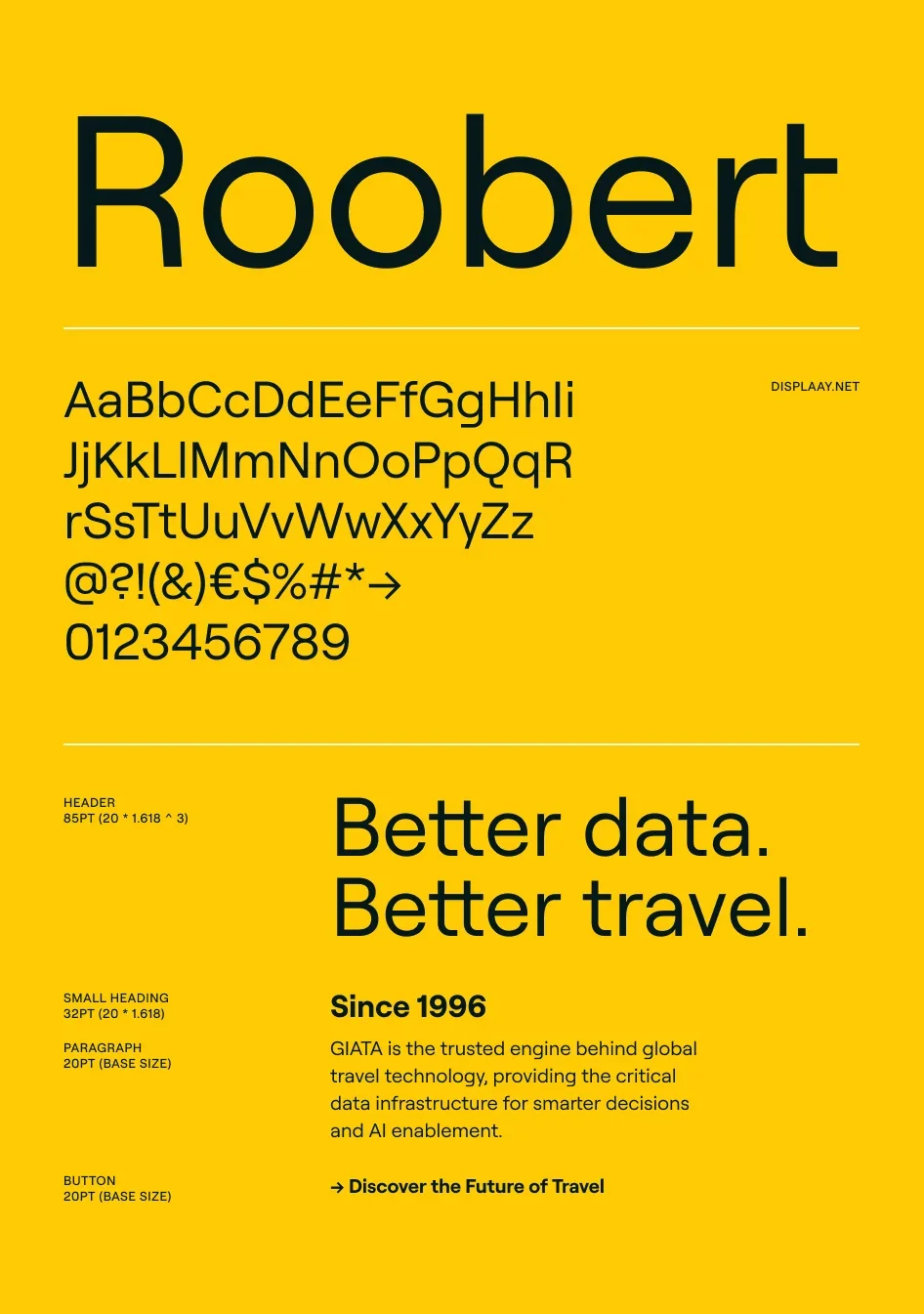 Typografie, lettertype: Roobert
