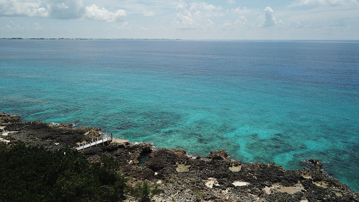 View from second floor, west side. 