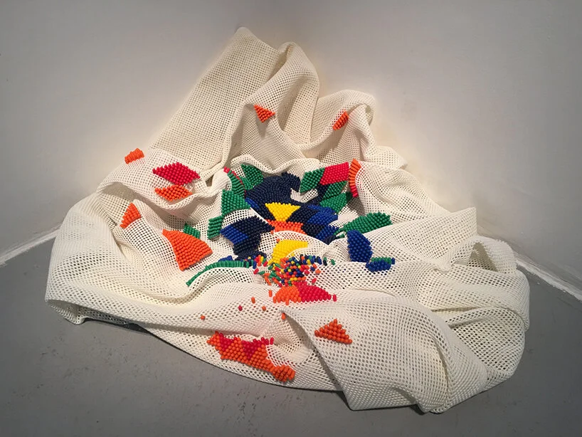 Ana Vujović, By The Book #1, Material: Plastic, dimensions variable