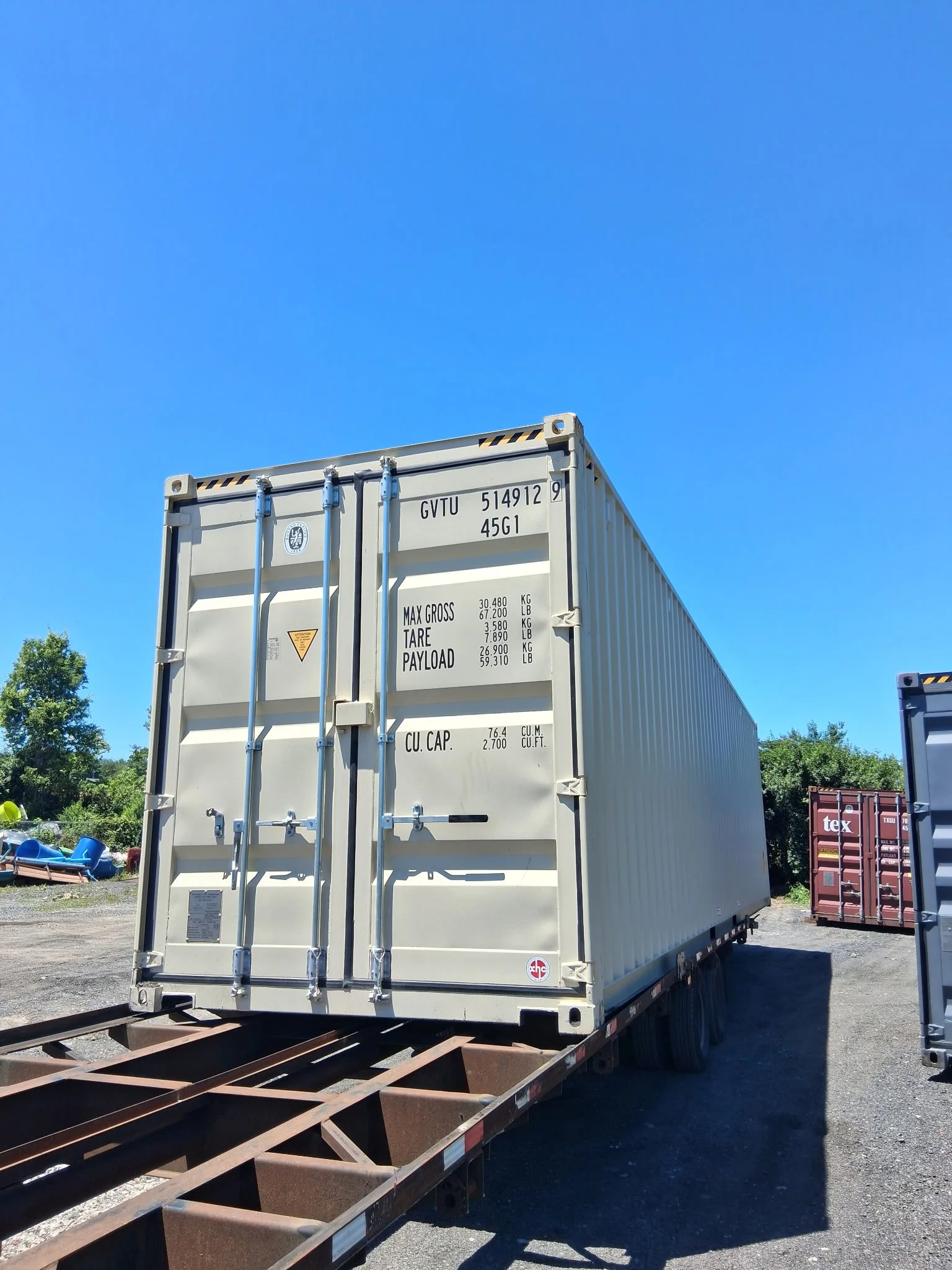 40' x 8' x 9.5'  New 1 Trip EOD Shipping Container *High cube #912.9