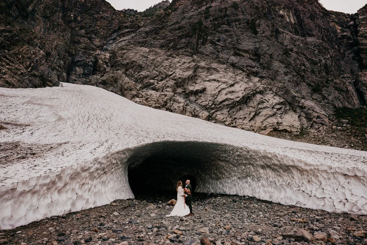 Ice Caves Elopement in the Cascades