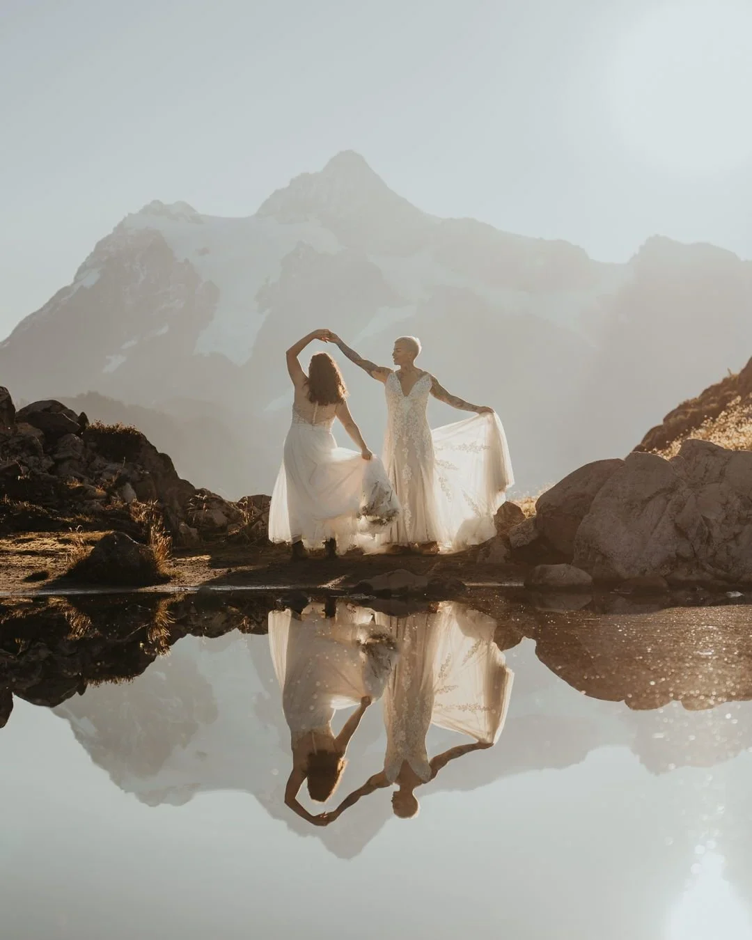 marveling at the fun shapes we unintentionally made with these reflections. the first one looks like a butterfly 🦋