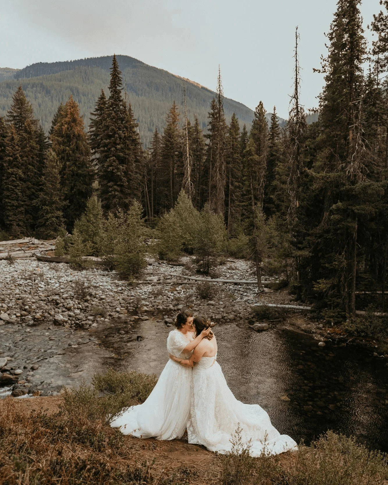 "can we bring our pet on our elopement adventure?"

YES! okay well actually there are a couple conditions.

1. does location allow? most national parks in WA do; most national parks don't.
2. does lodging allow? some airbnbs/vrbos might, yo