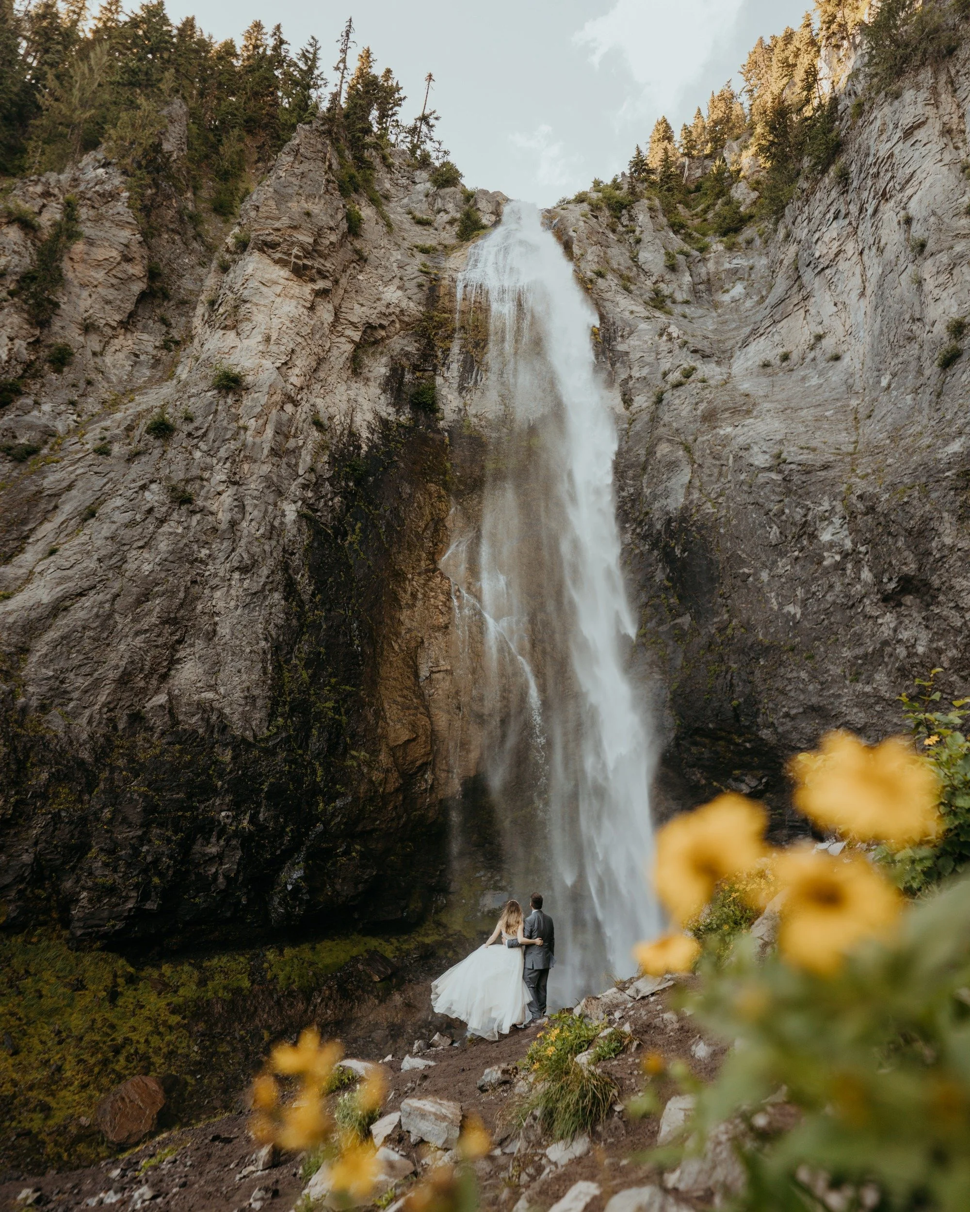 A big waterfall but just a small taste of this incredible two-day adventure elopement with R+P &mdash; I can't believe how much we were able to see on our adventure! Though it starts to make sense when I look at the 31,000 steps I took... phew, these