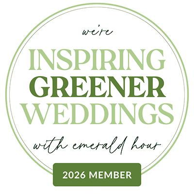 emerald hours - inspiring greener weddings 2026 member badge