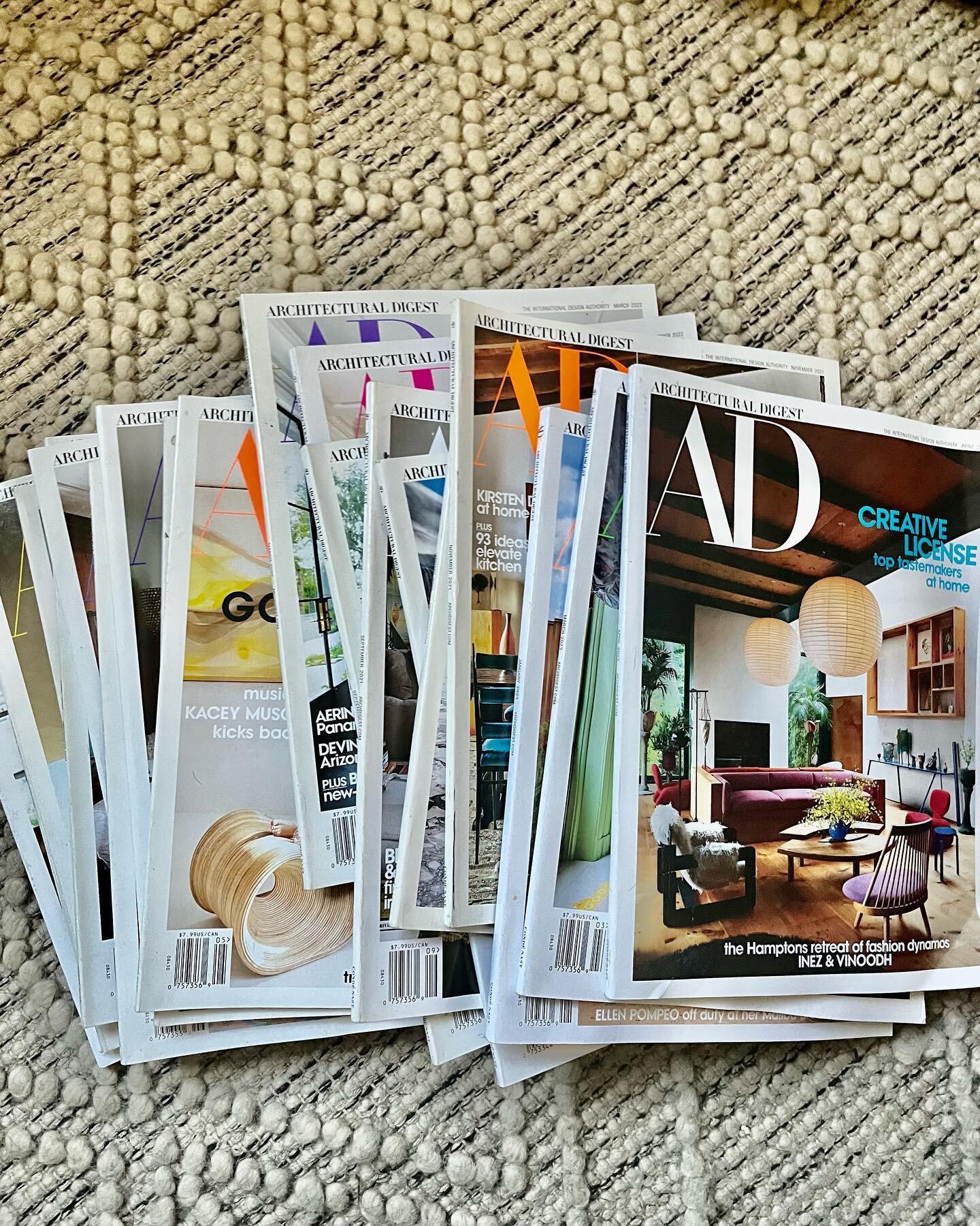 Two years of @archdigest magazines and we're still feeling inspired by every page. Our team can't get enough of the stunning designs and innovative ideas. Here's to another year of pushing the boundaries of interior design! 🎉🏠 

#interiordesign #ar