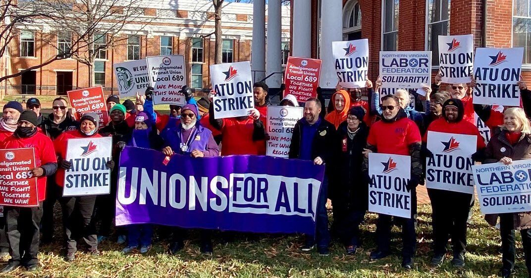 ATU Local 689 was proud to march today and honor the legacy of Dr. King in Leesburg.

We will continue to honor his legacy this #MLKDay and every day by fighting for economic and social justice - starting right here in Loudoun County.