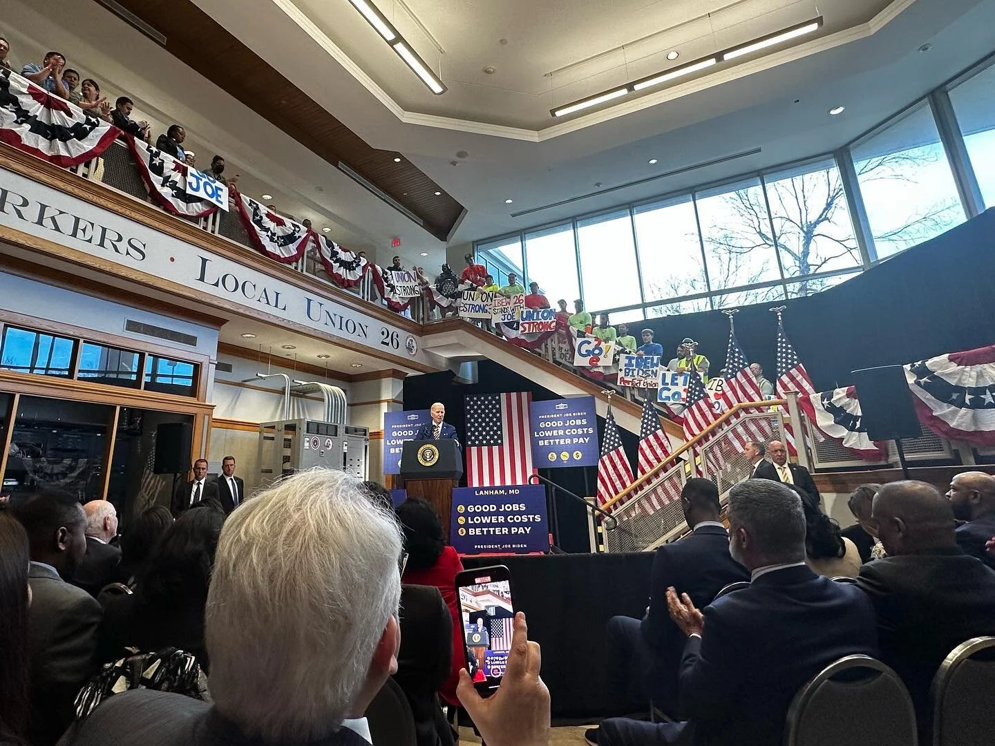 When the President comes to town to talk about creating jobs, strengthening the labor movement, and building an economy from the working class out &mdash; Local 689 is there to listen.

Leadership of Local 689 was proud to join with our brothers and 