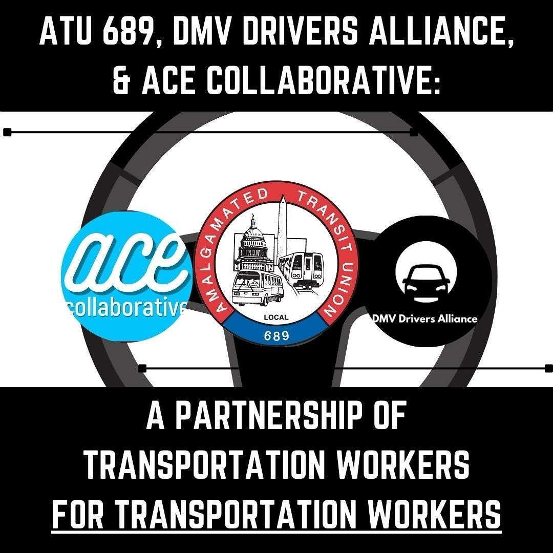 🚨 BIG NEWS 🚨 ATU Local 689 is proud to announce a coalition with DMV Drivers Alliance and ACE Collaborative to raise standards &amp; conditions for rideshare workers. 

For too long, companies like Uber and Lyft have been able to skirt labor laws a