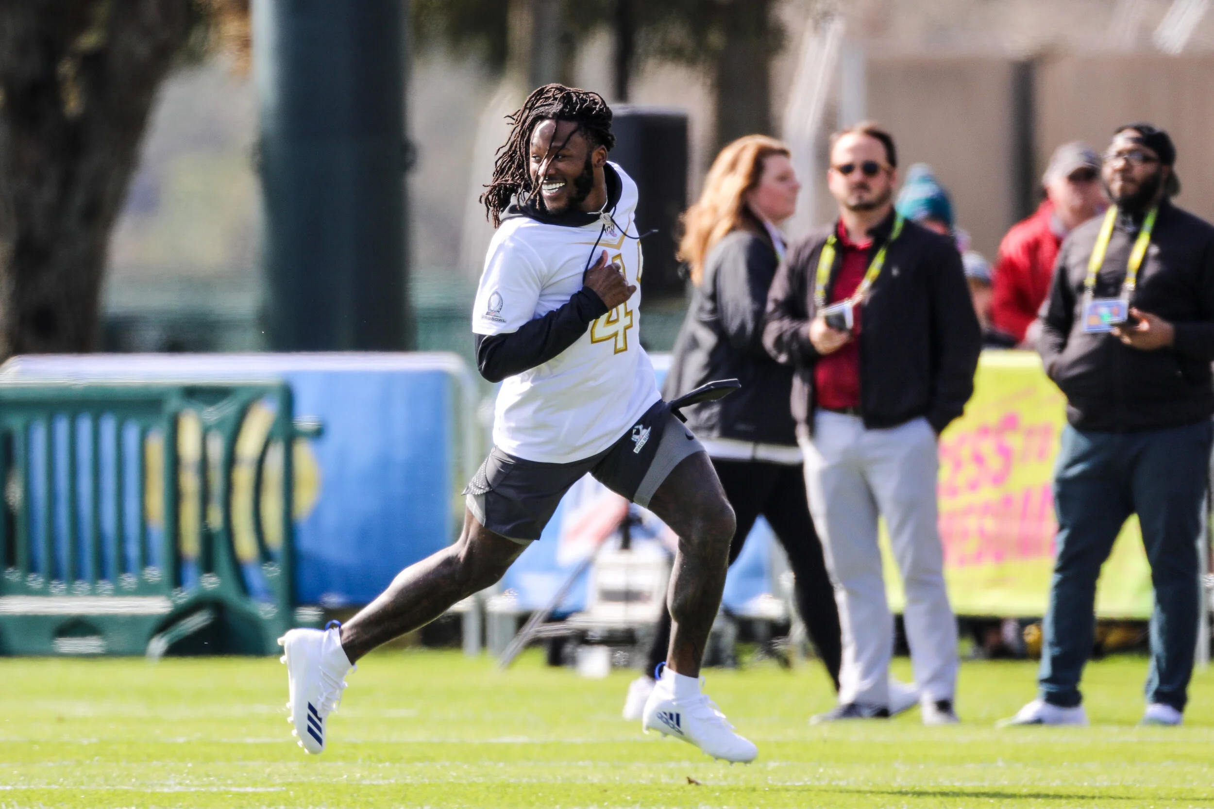Alvin Kamara and his ever present smiles