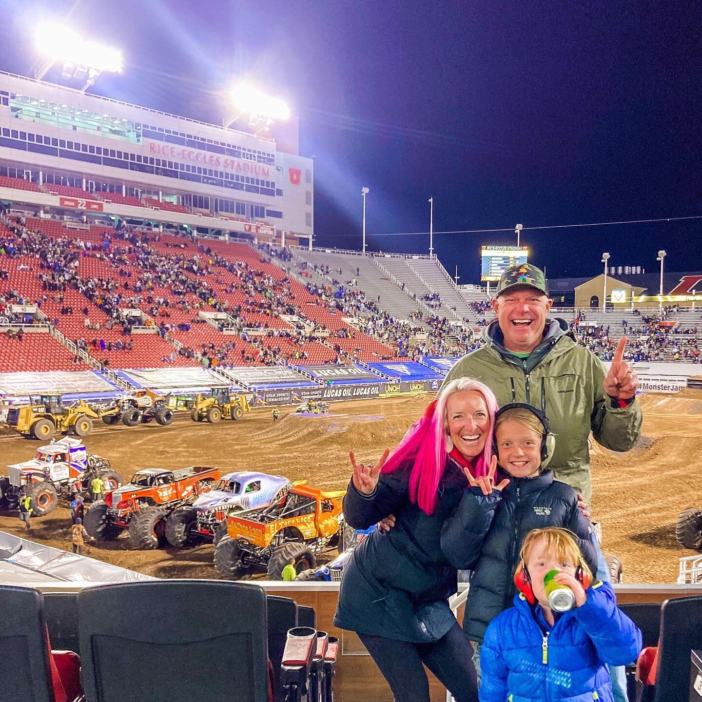 Monster Jam was the jam!! 🤘🏼 Tucker&rsquo;s favorite part was when the dog truck did a backflip and then caught on fire. Zoe&rsquo;s favorite part was when both of the arms from Zombie truck ripped off. 🤣